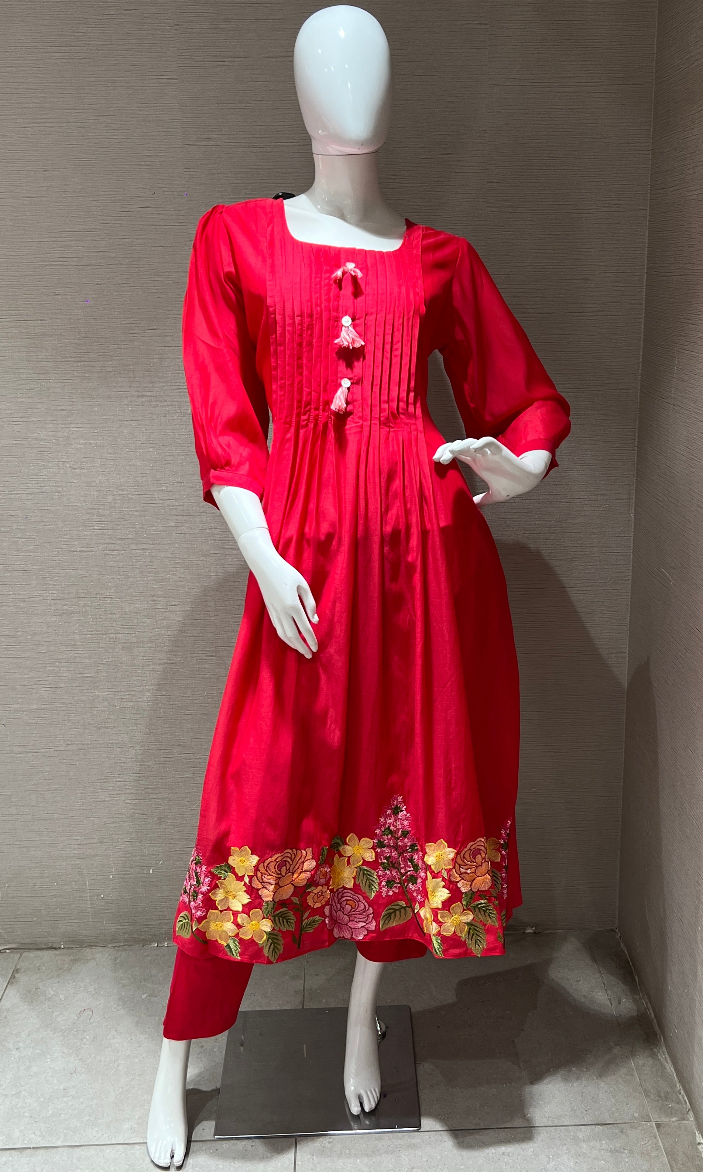 Rani pink Anarkali