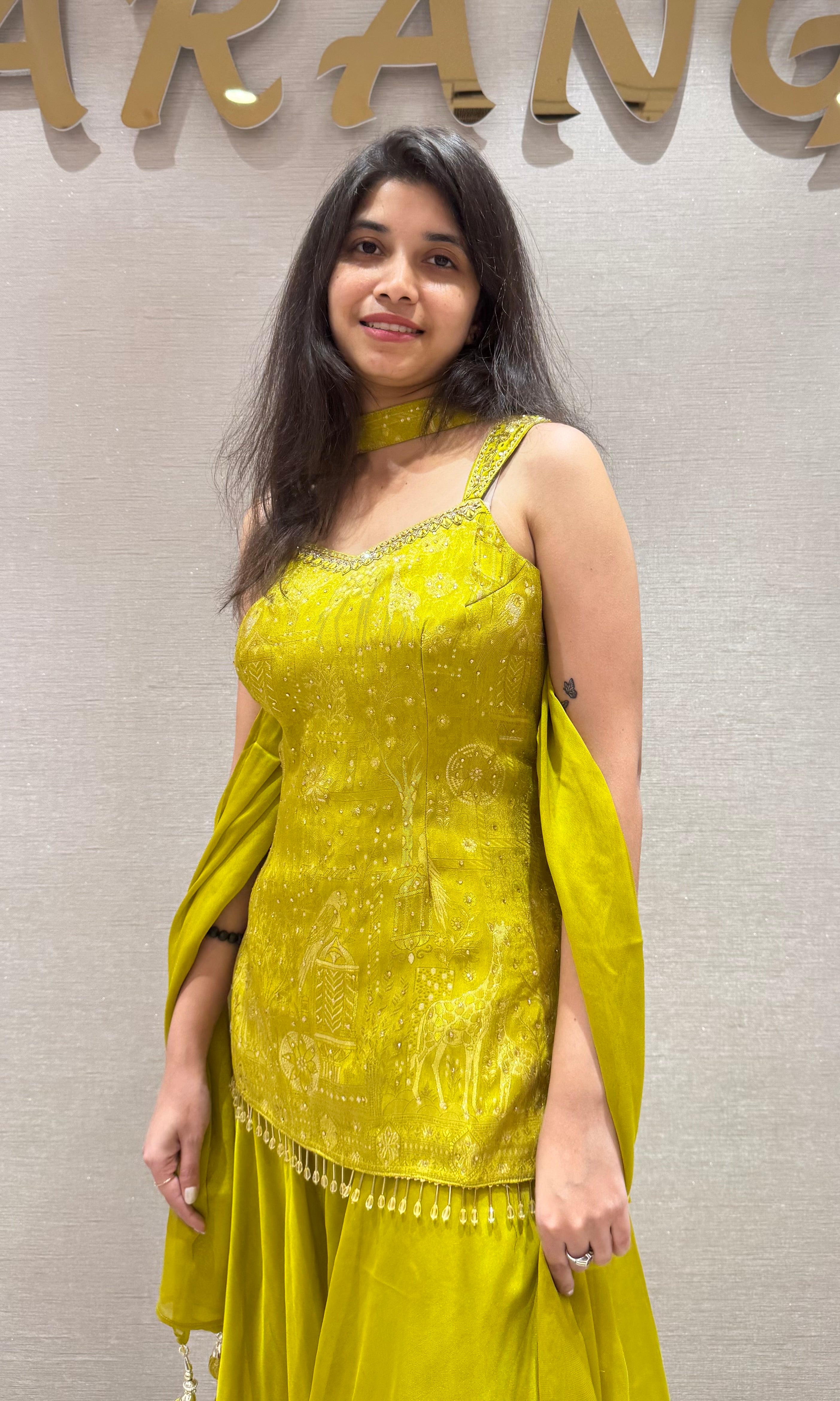 Liril EMBROIDERED SHARARA SET