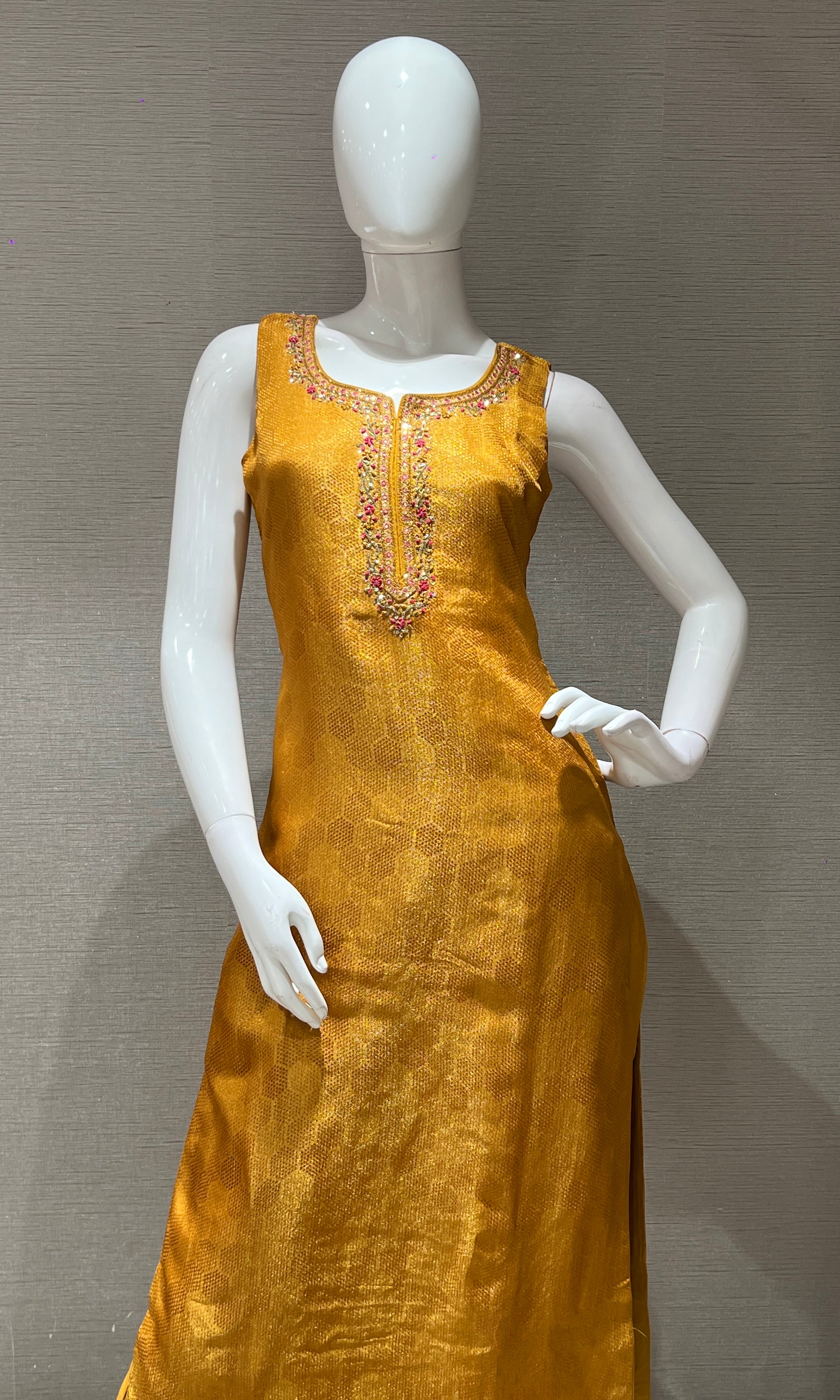 Mustard Gold Elegant Kurta set
