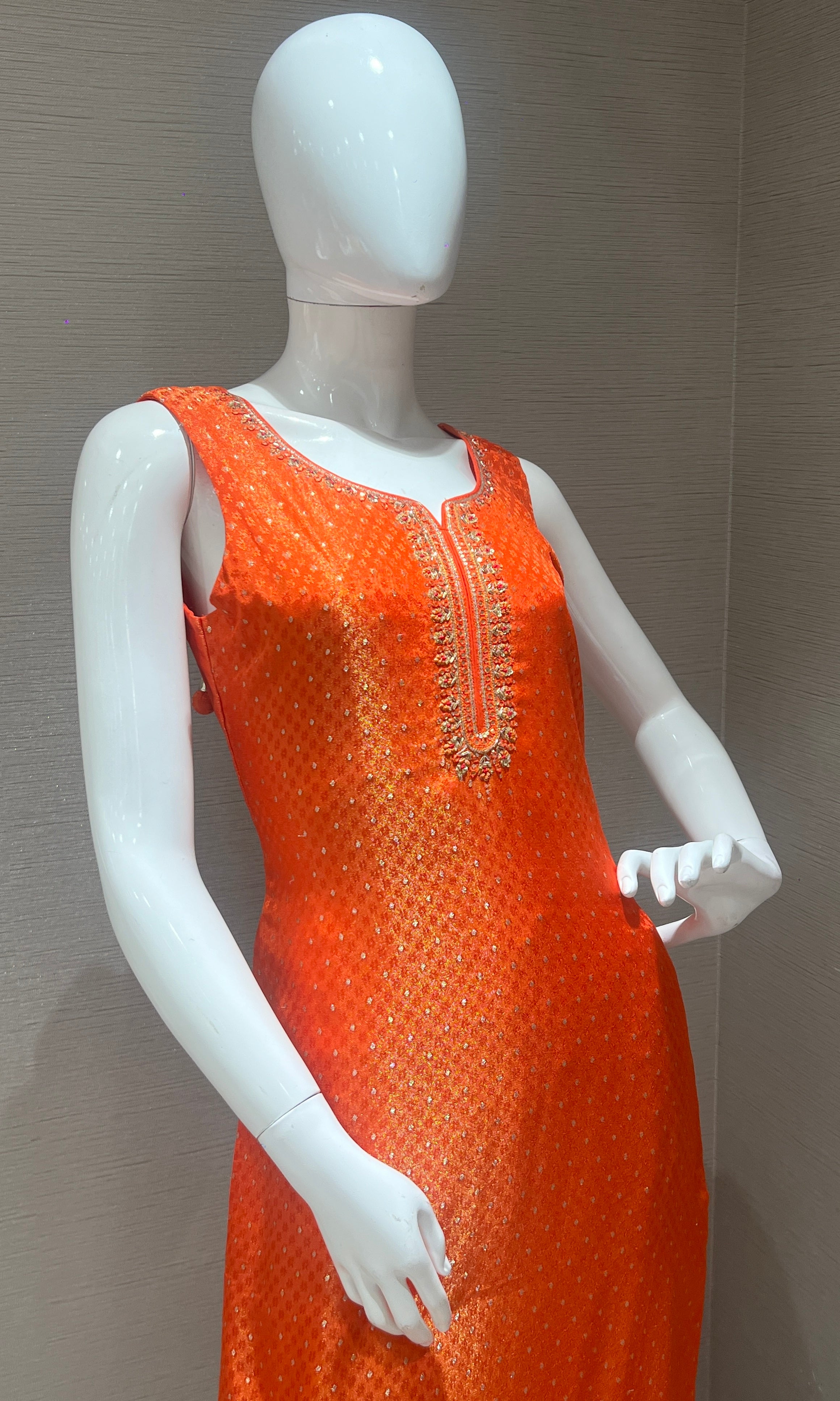 Orange kurta set