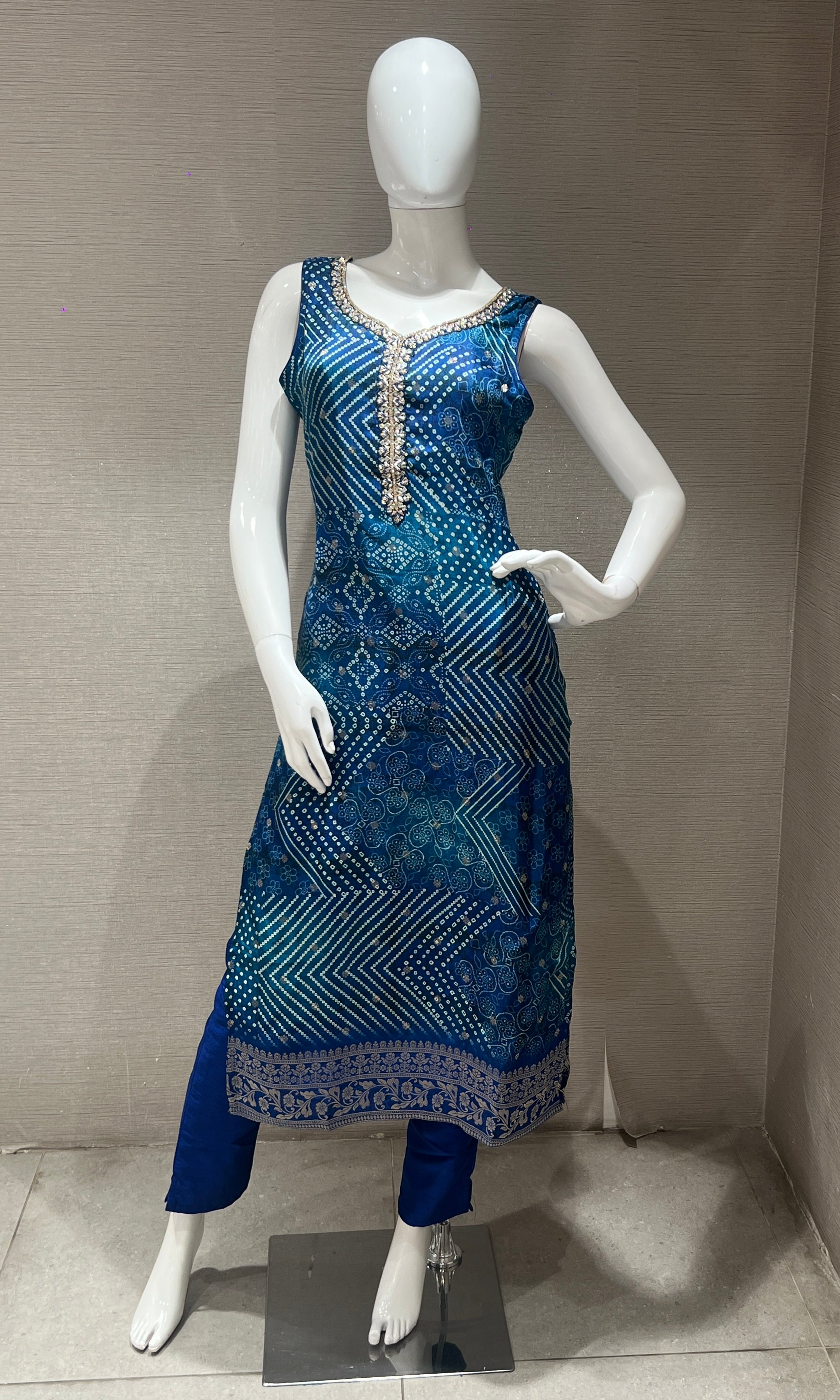 Dark  Blue kurta set