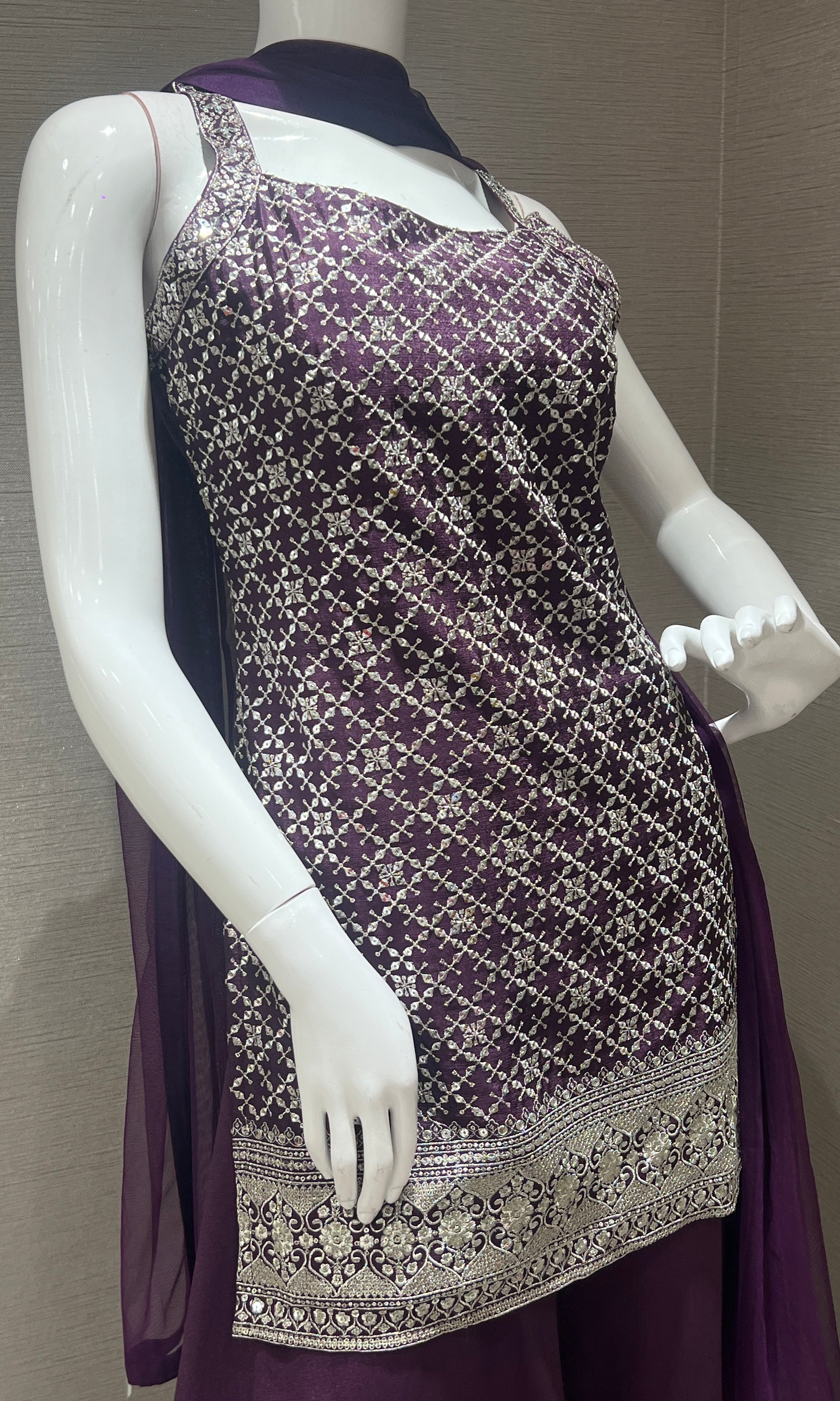 Purple palazzo