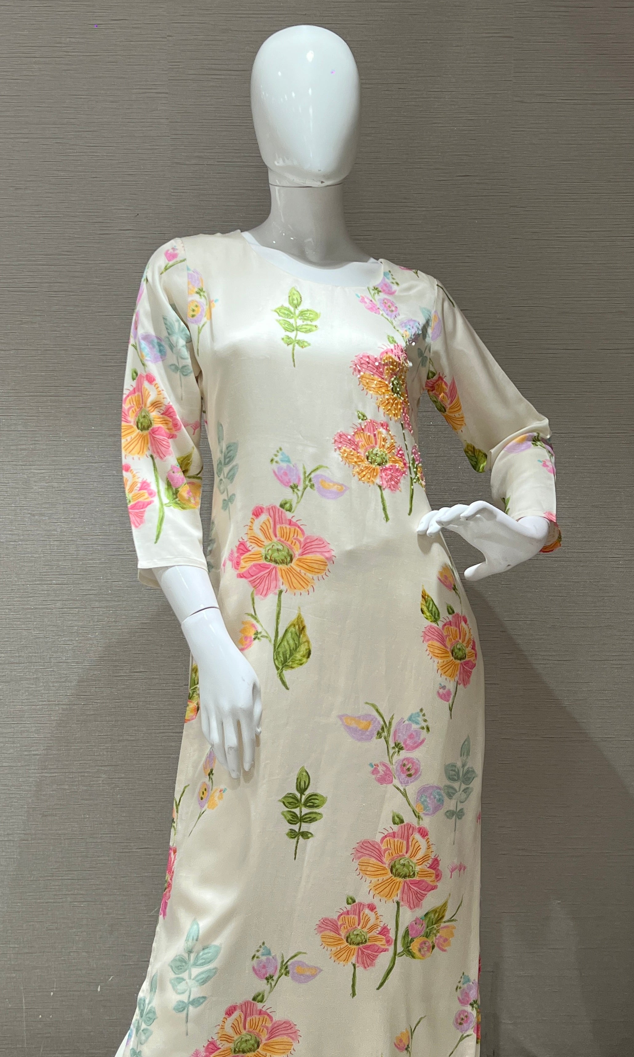 Ivory kurta set