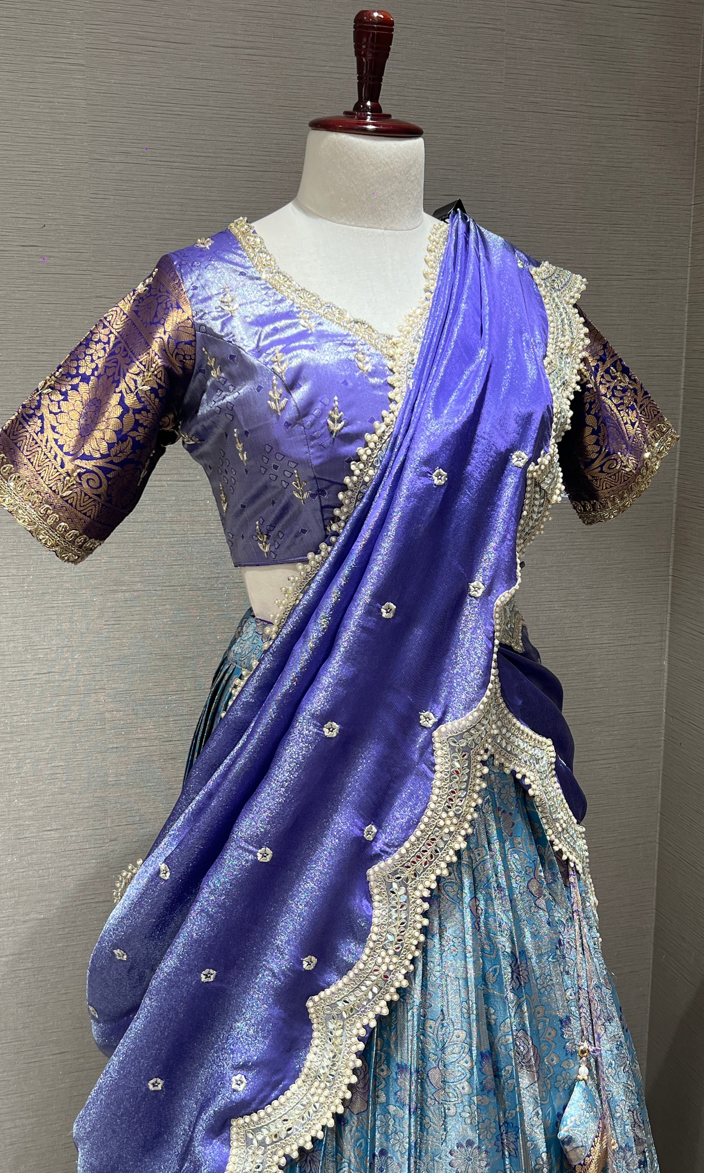 Blue Lehenga