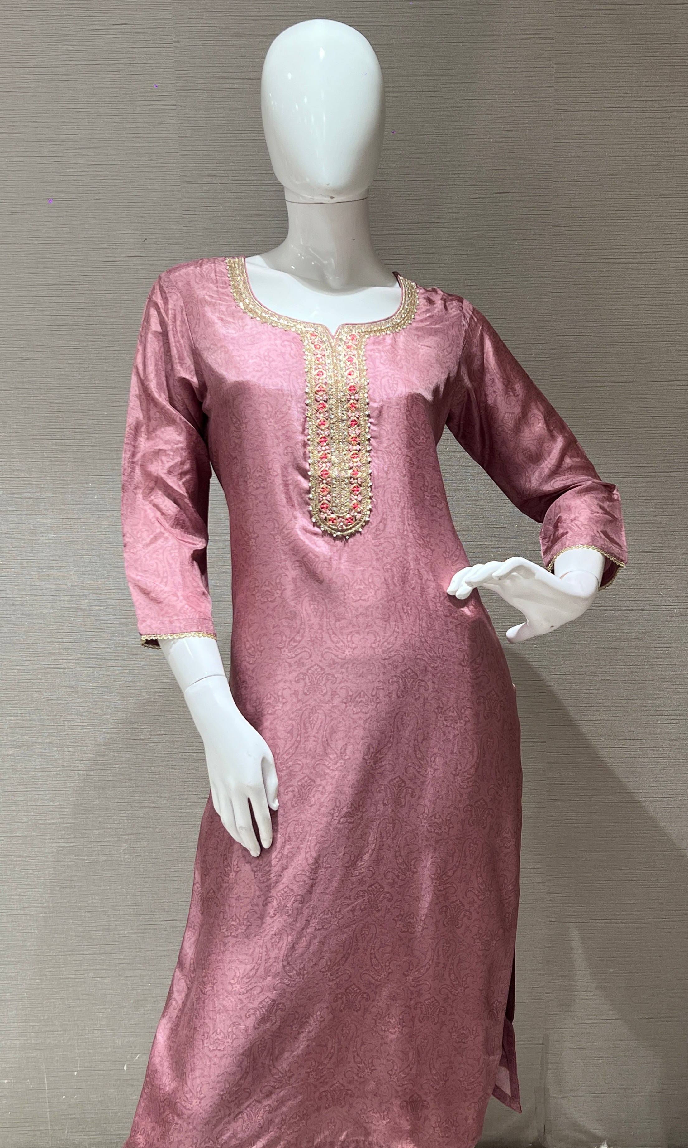 Mauve kurta set