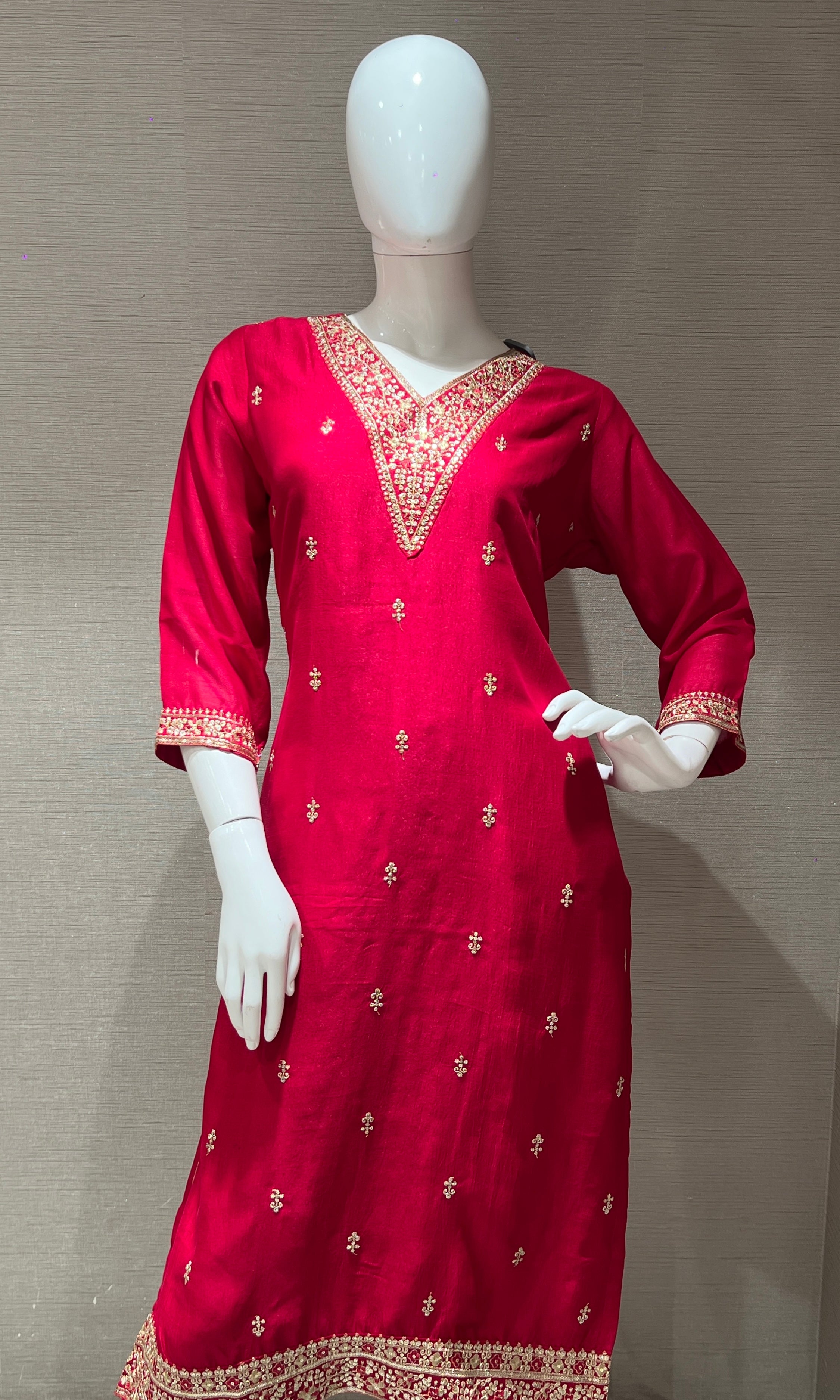Pink kurta set