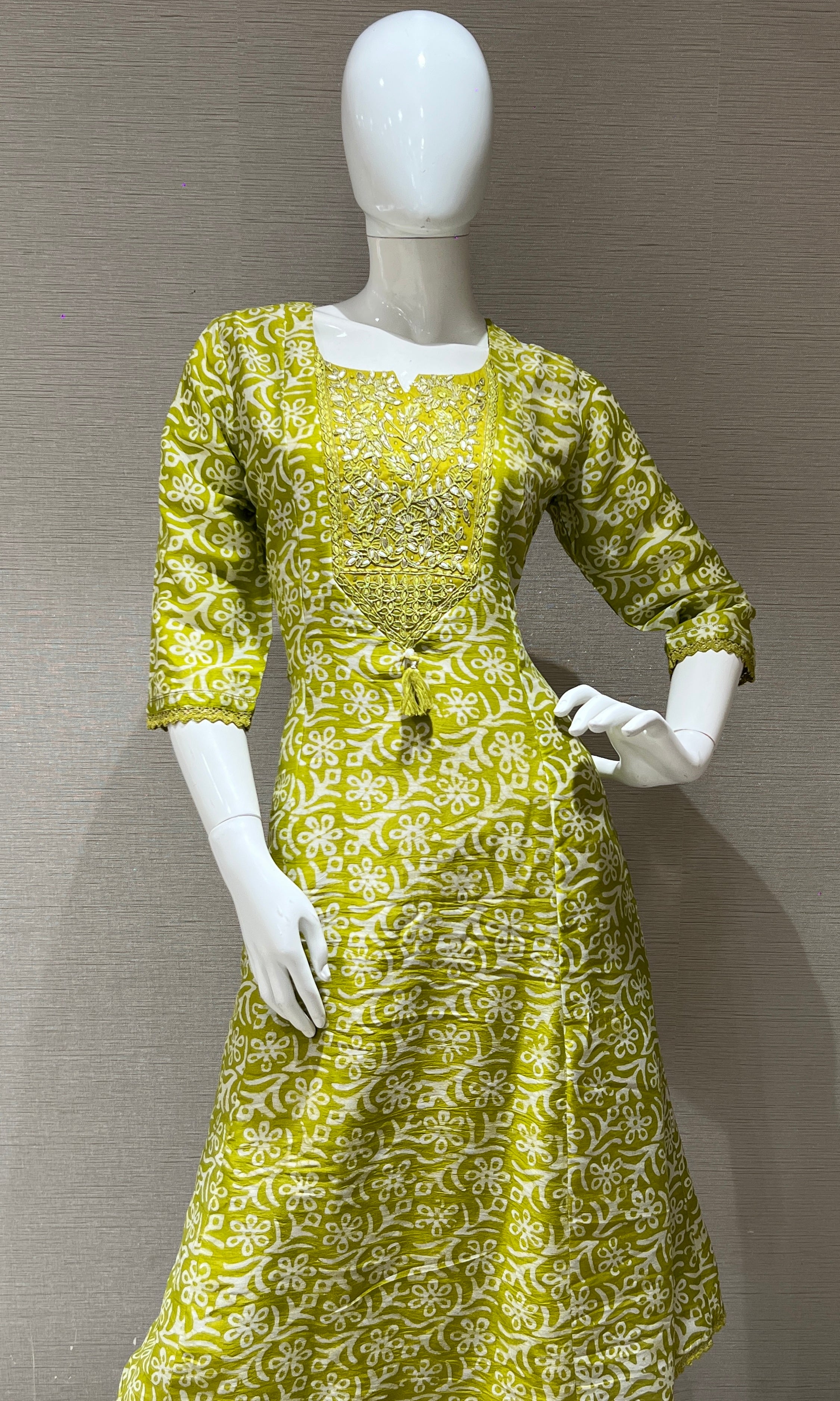 Green Anarkali