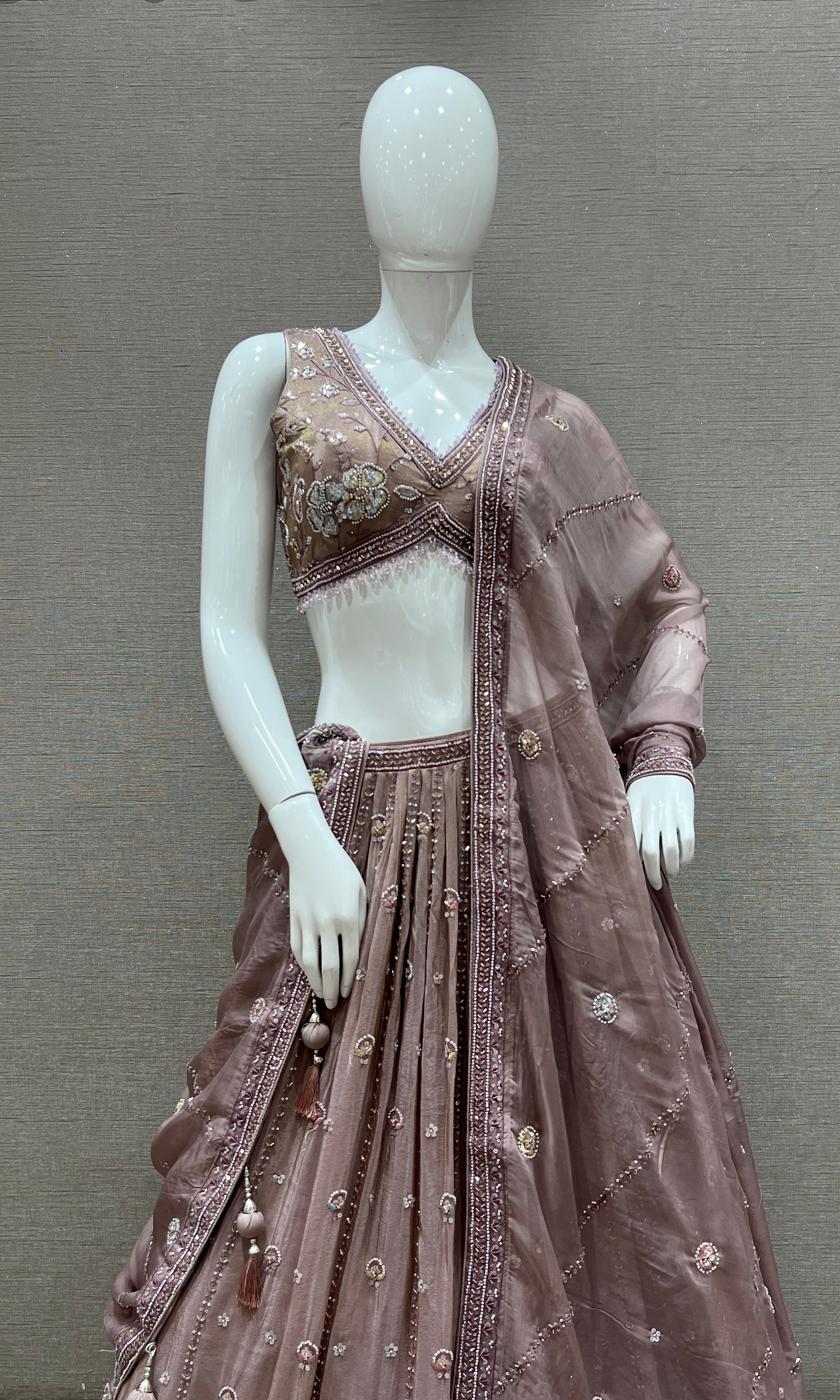 Light purple Lehenga