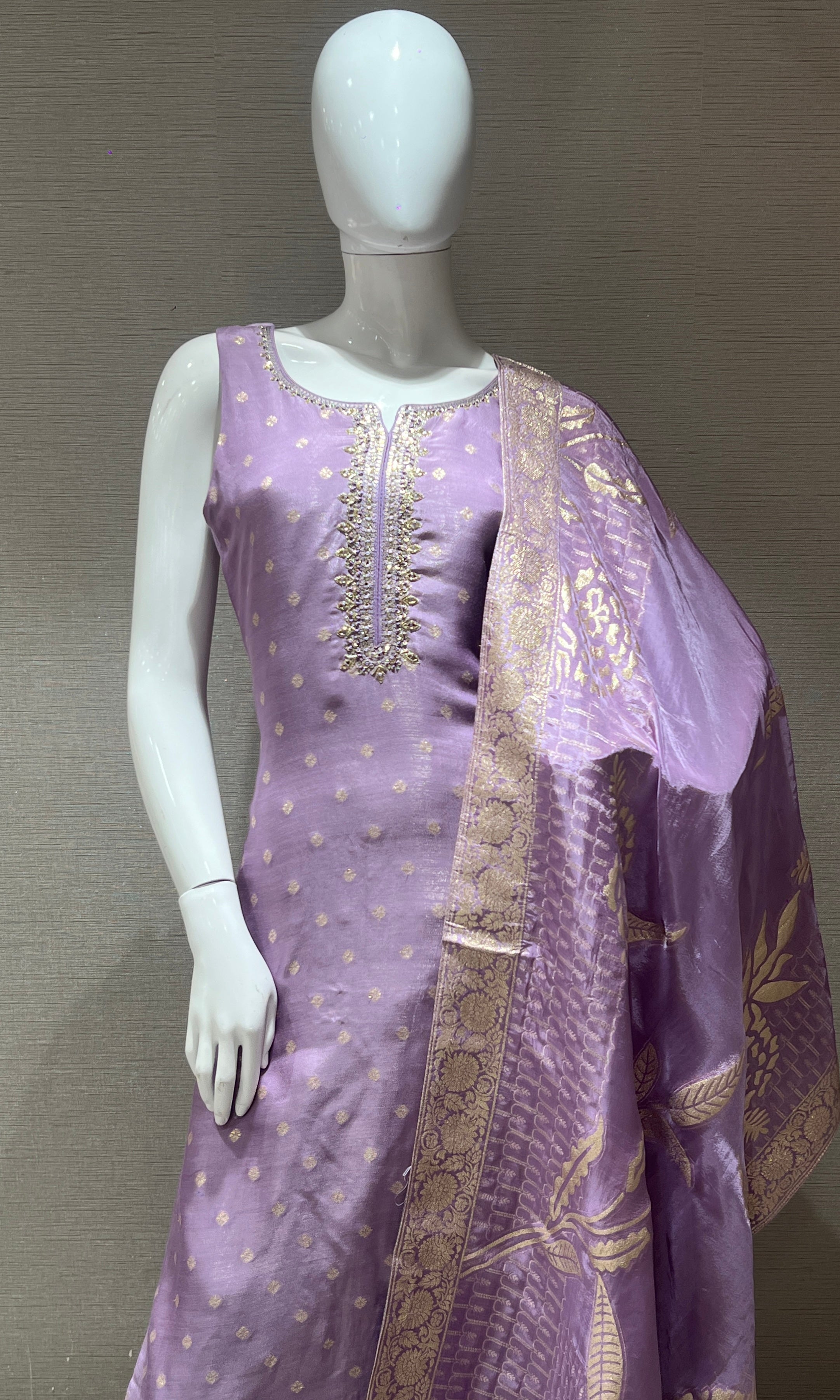Light purple kurta set