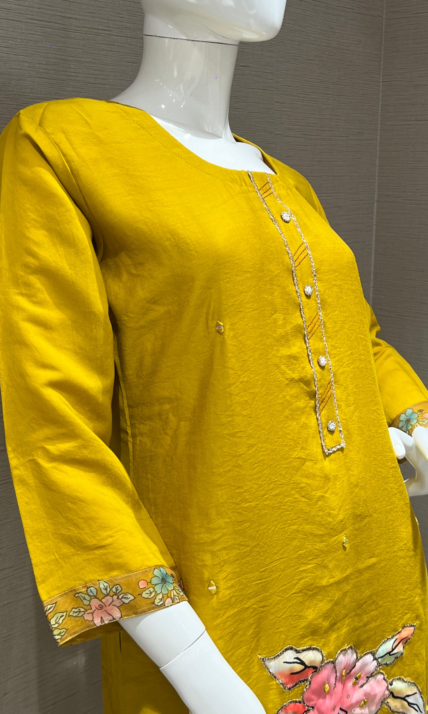 Yellow kurta set