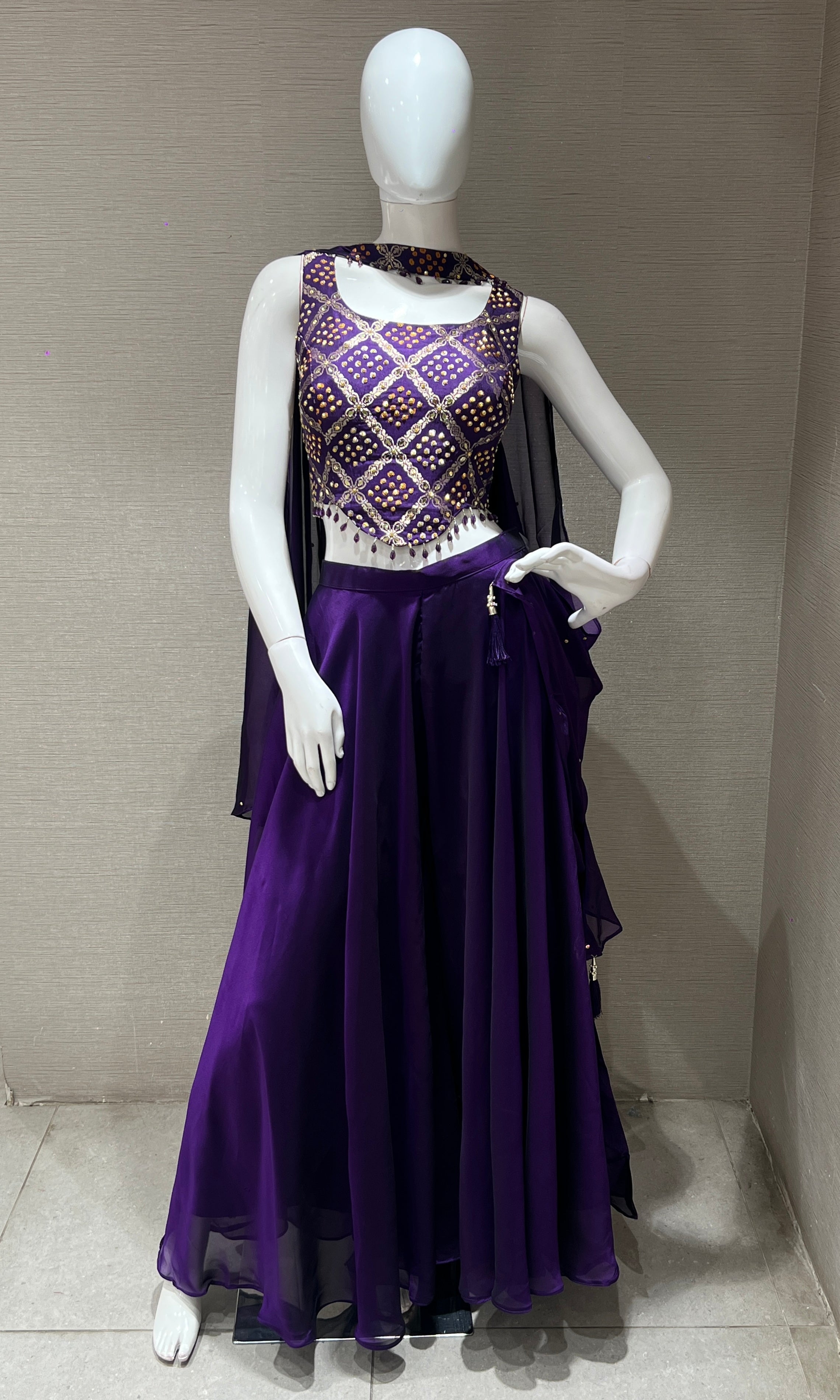 Purple palazzo
