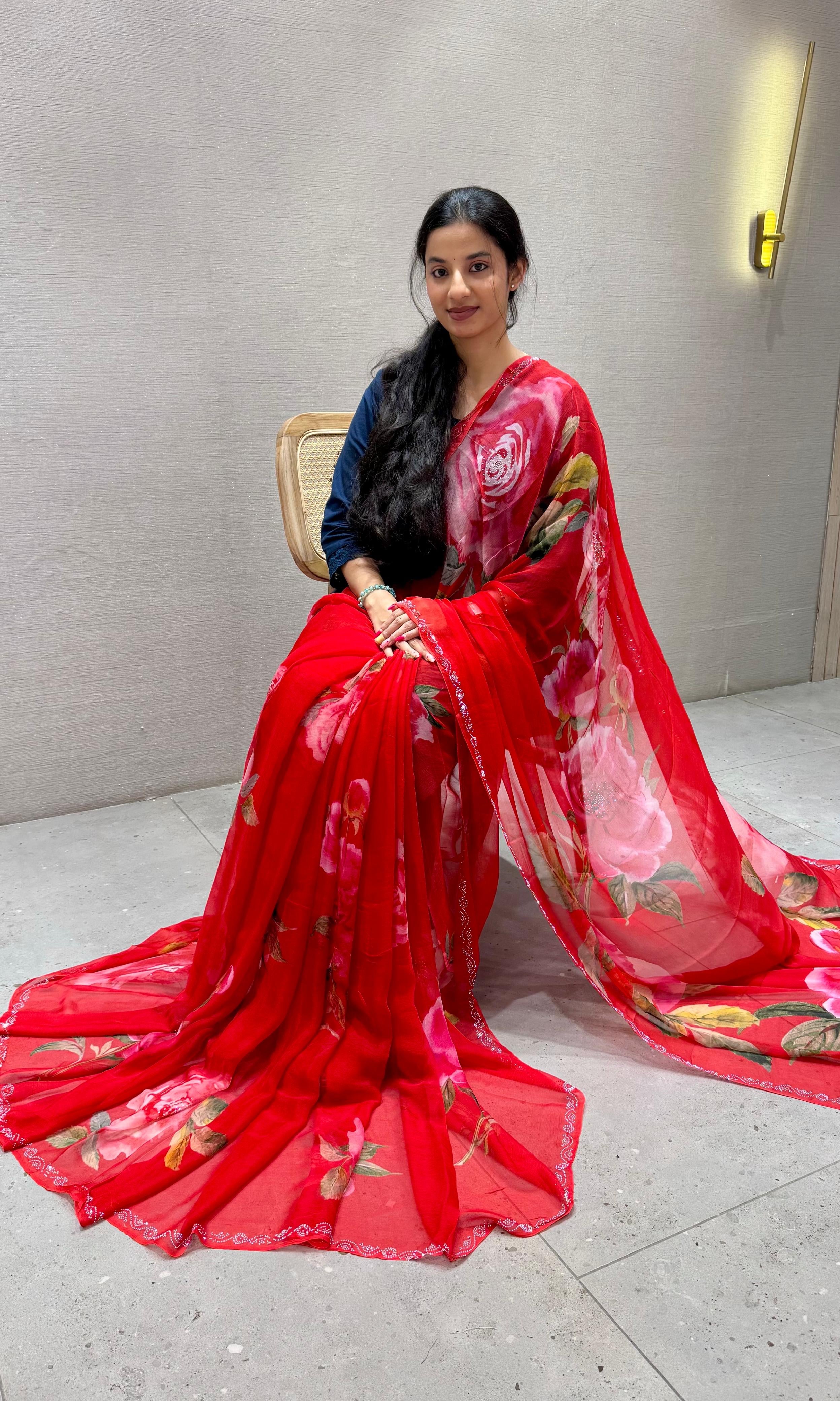 Red saree