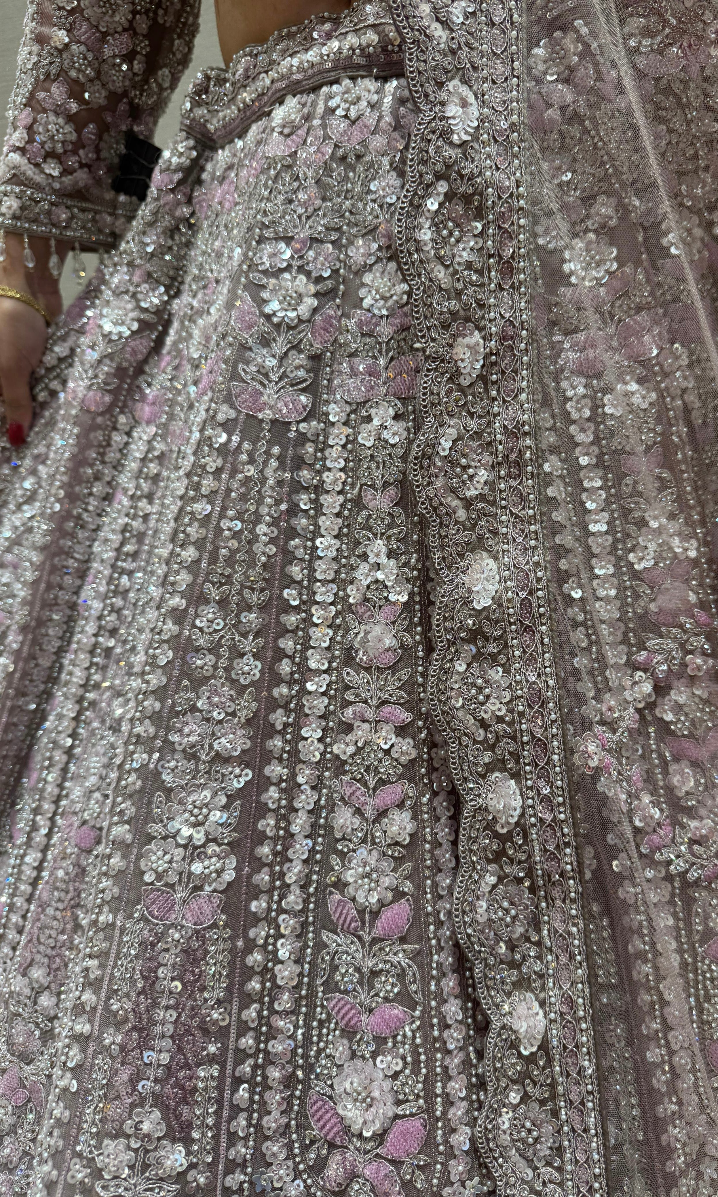 Lavender purple Lehenga