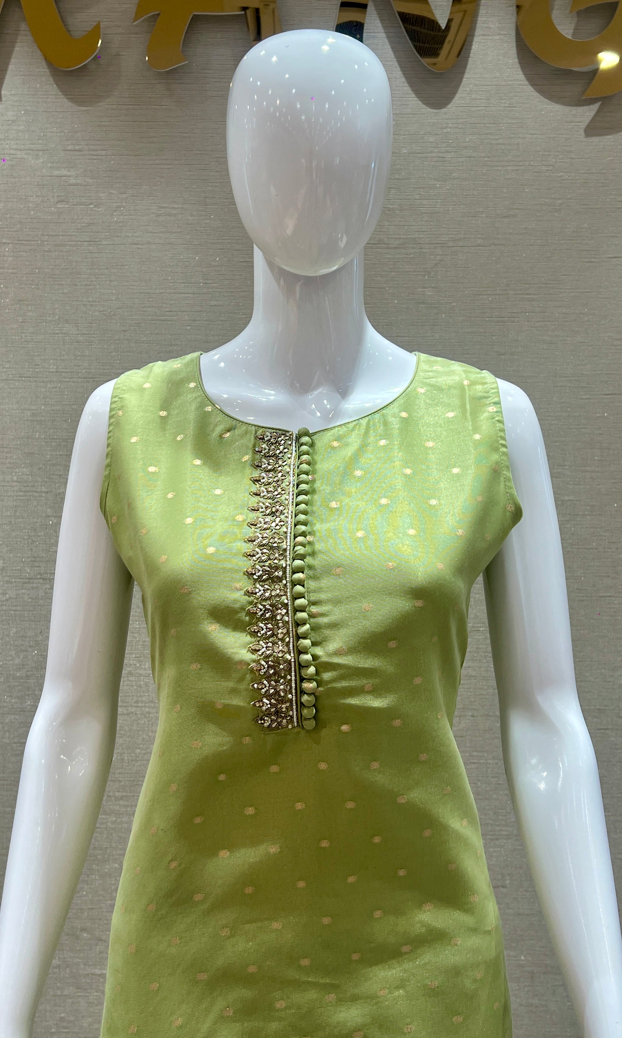 Pistachio Pearl Kurta Set
