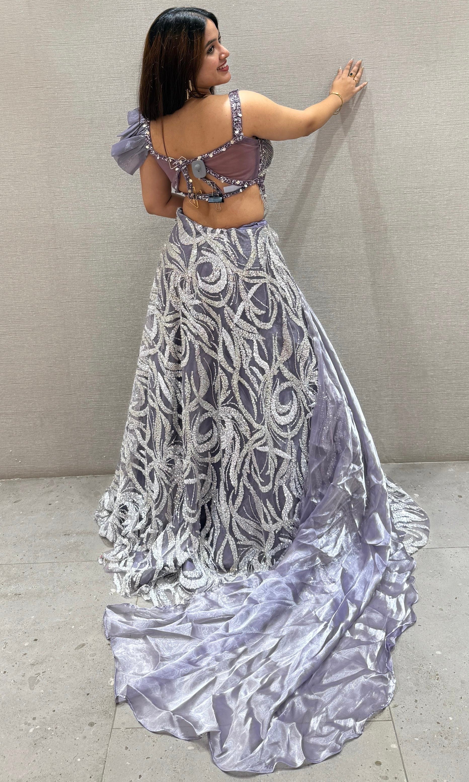 Light purple Lehenga
