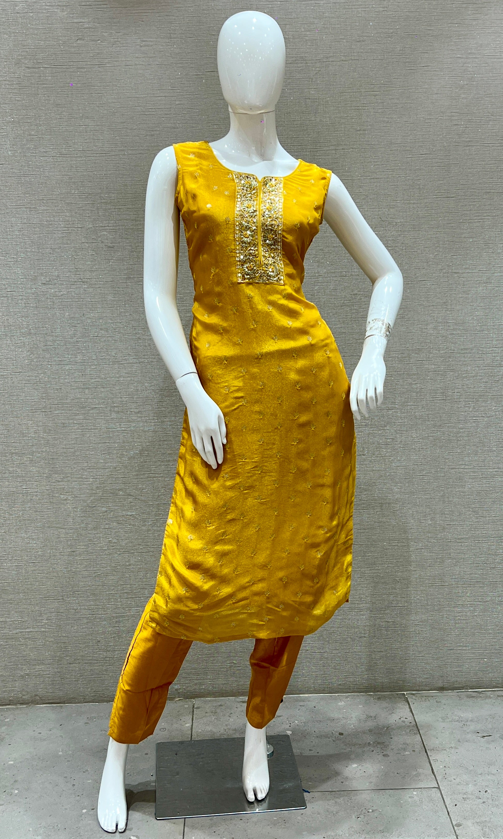 Yellow kurta set