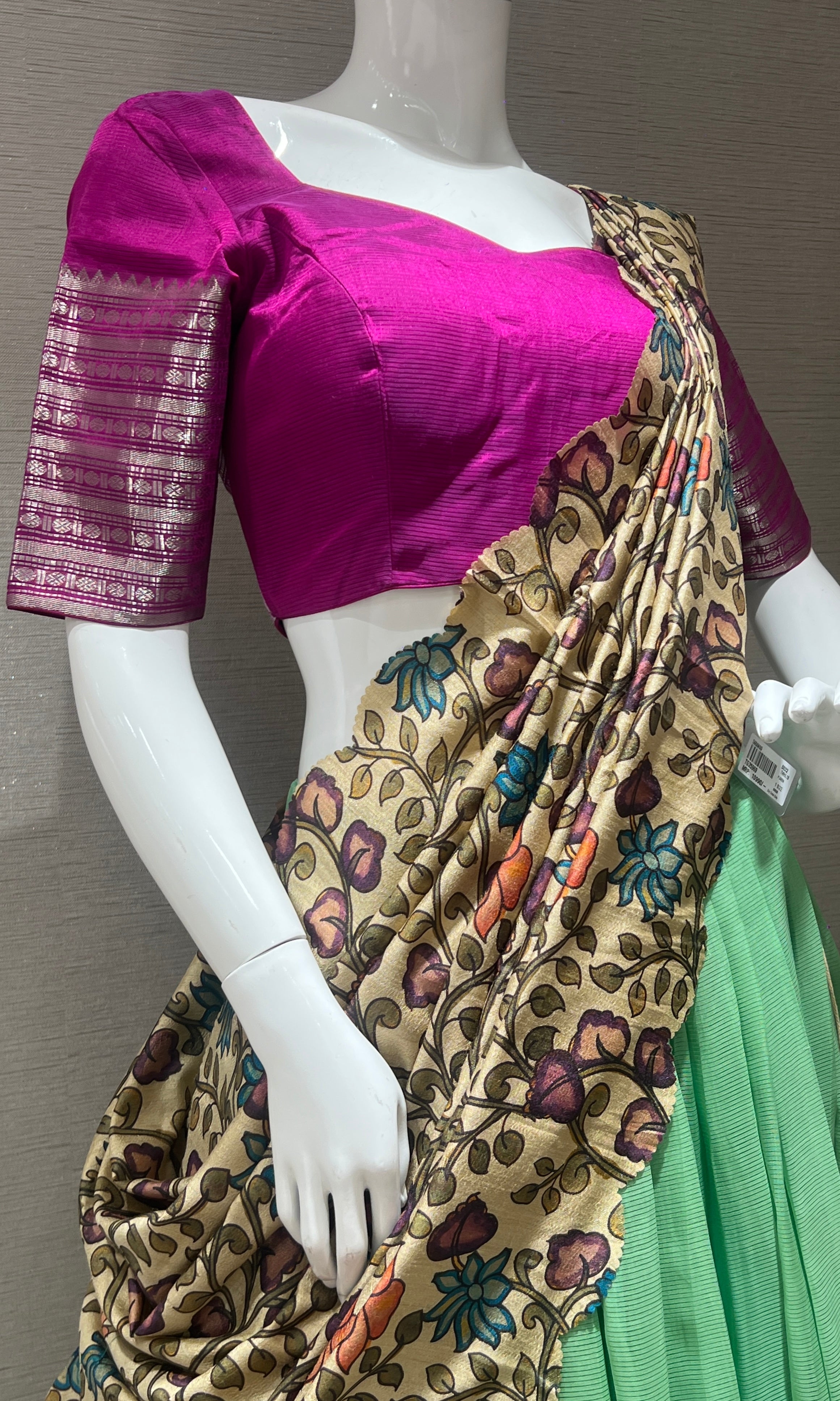 Pista green Lehenga