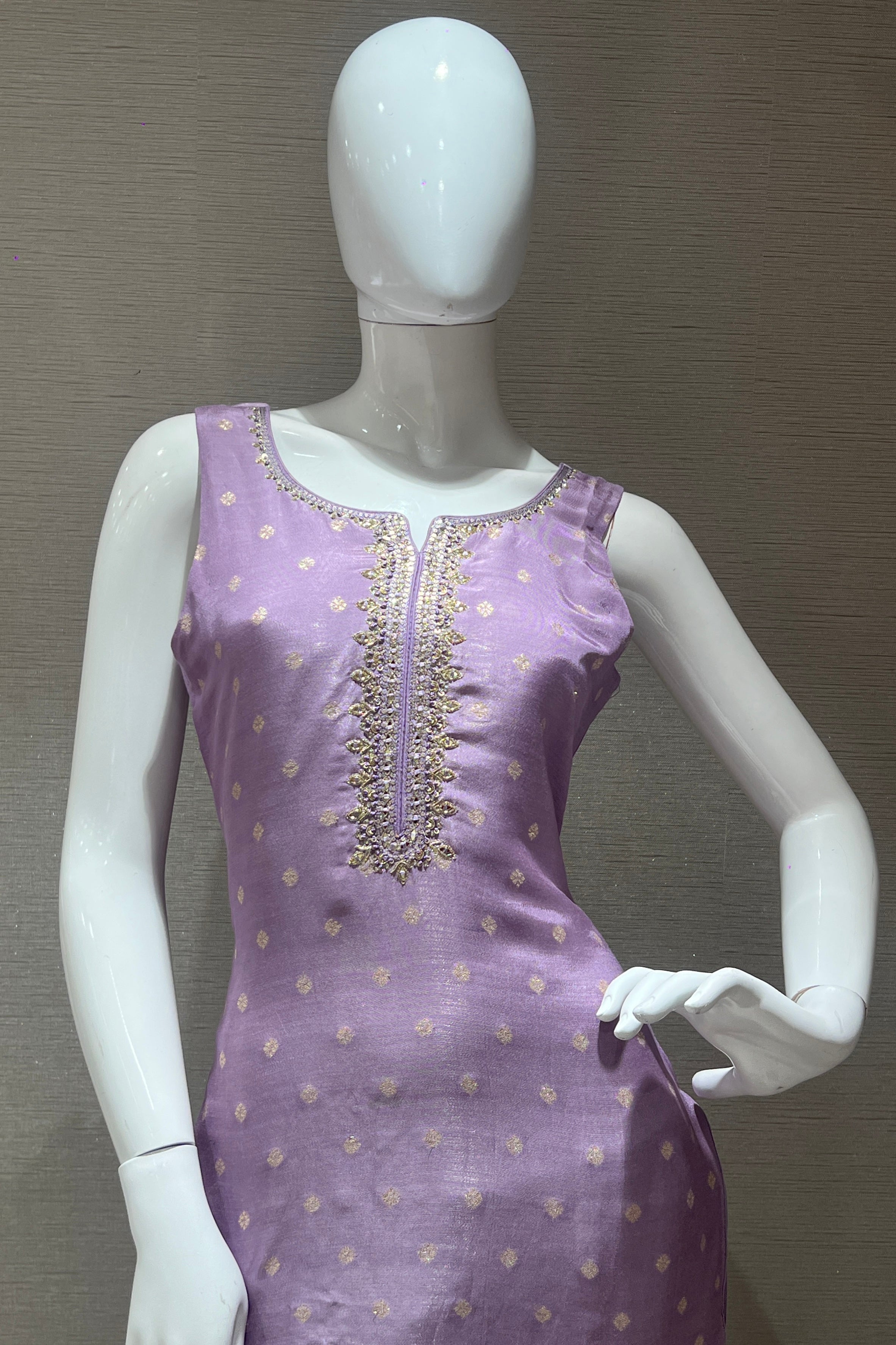 Light purple kurta set