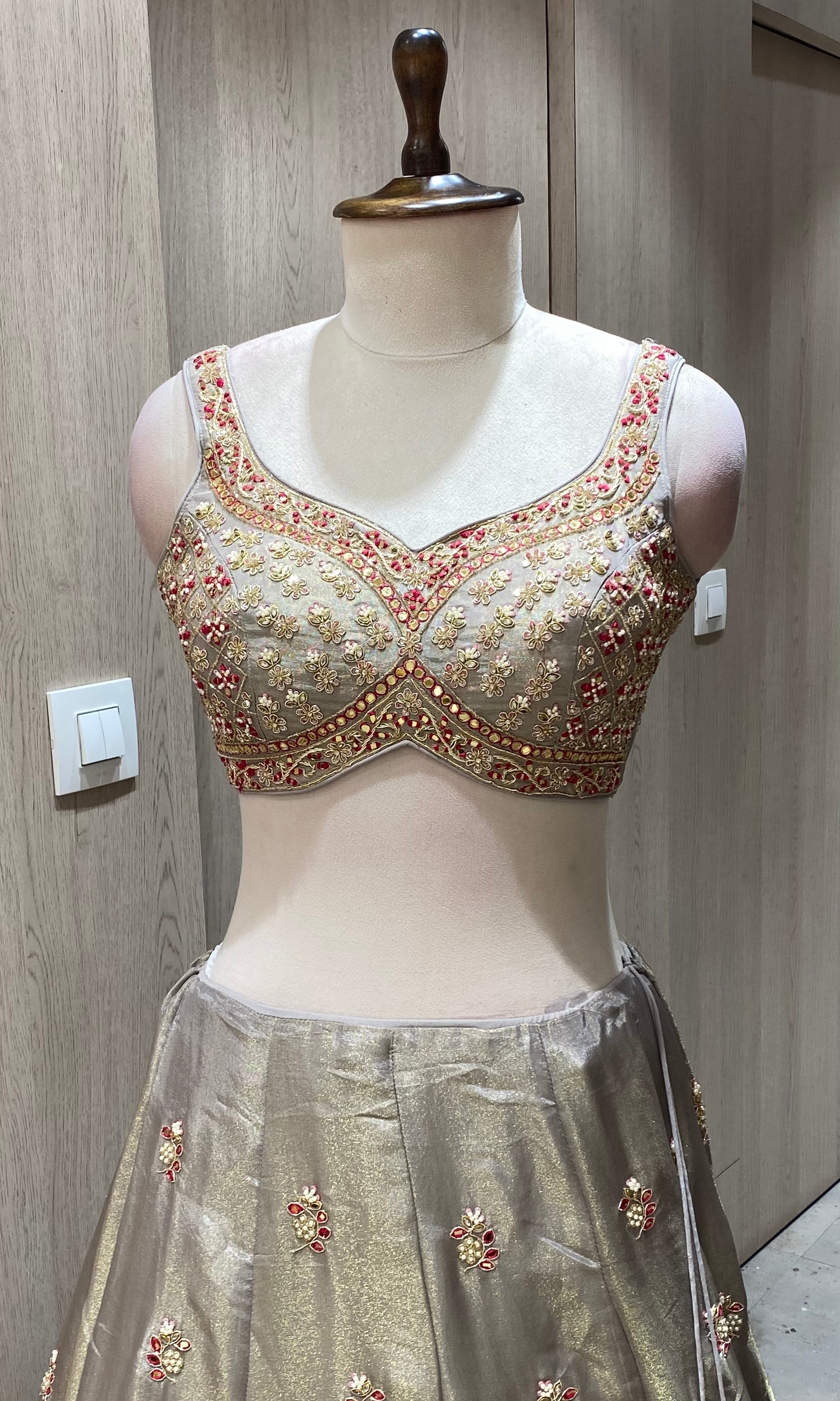 Grey Lehenga