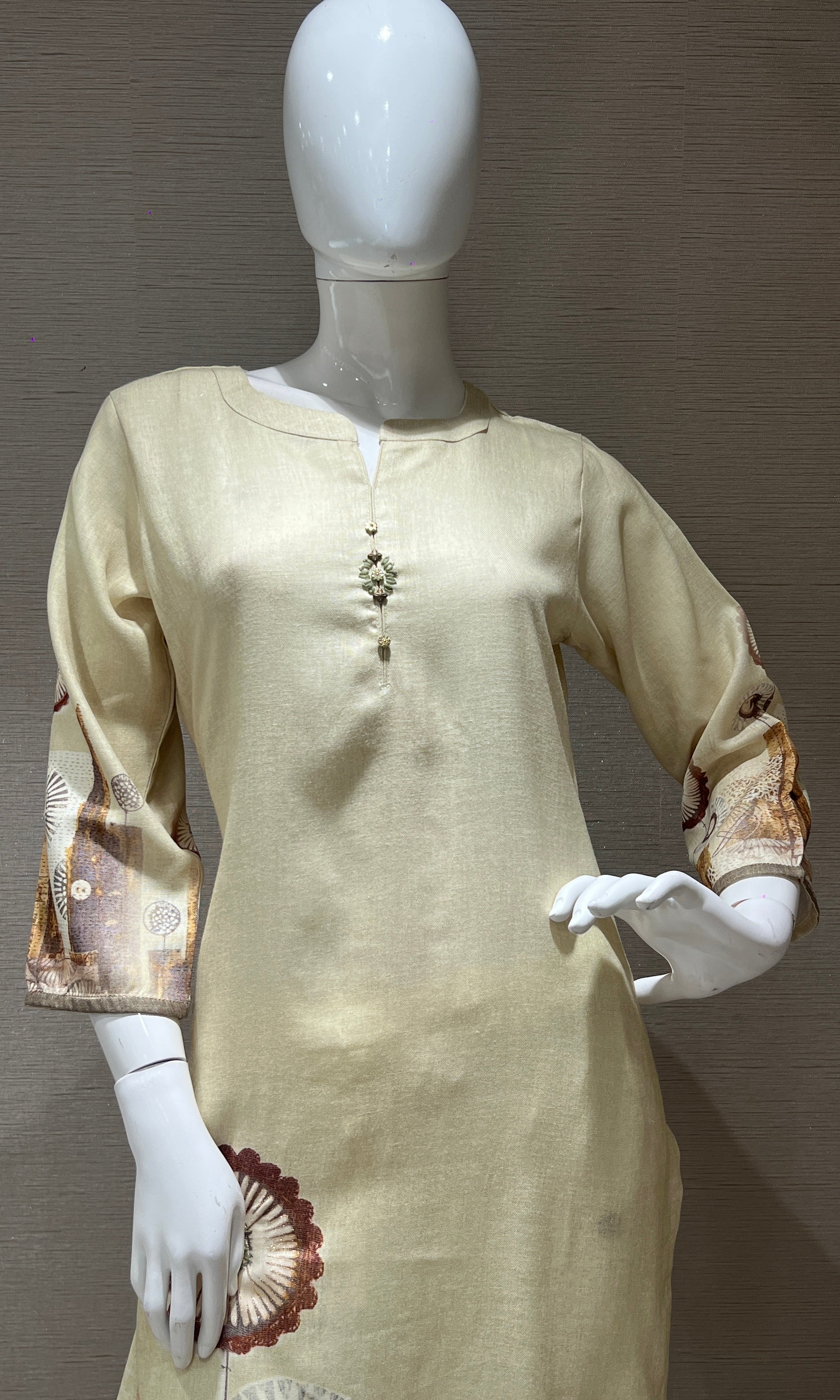 Lemon yellow Kurti top