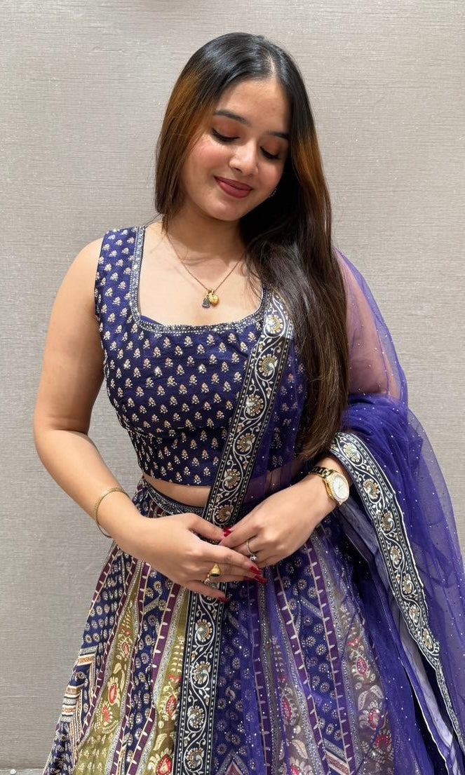 Purple Lehenga