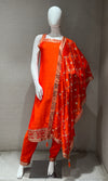 Orange kurta set