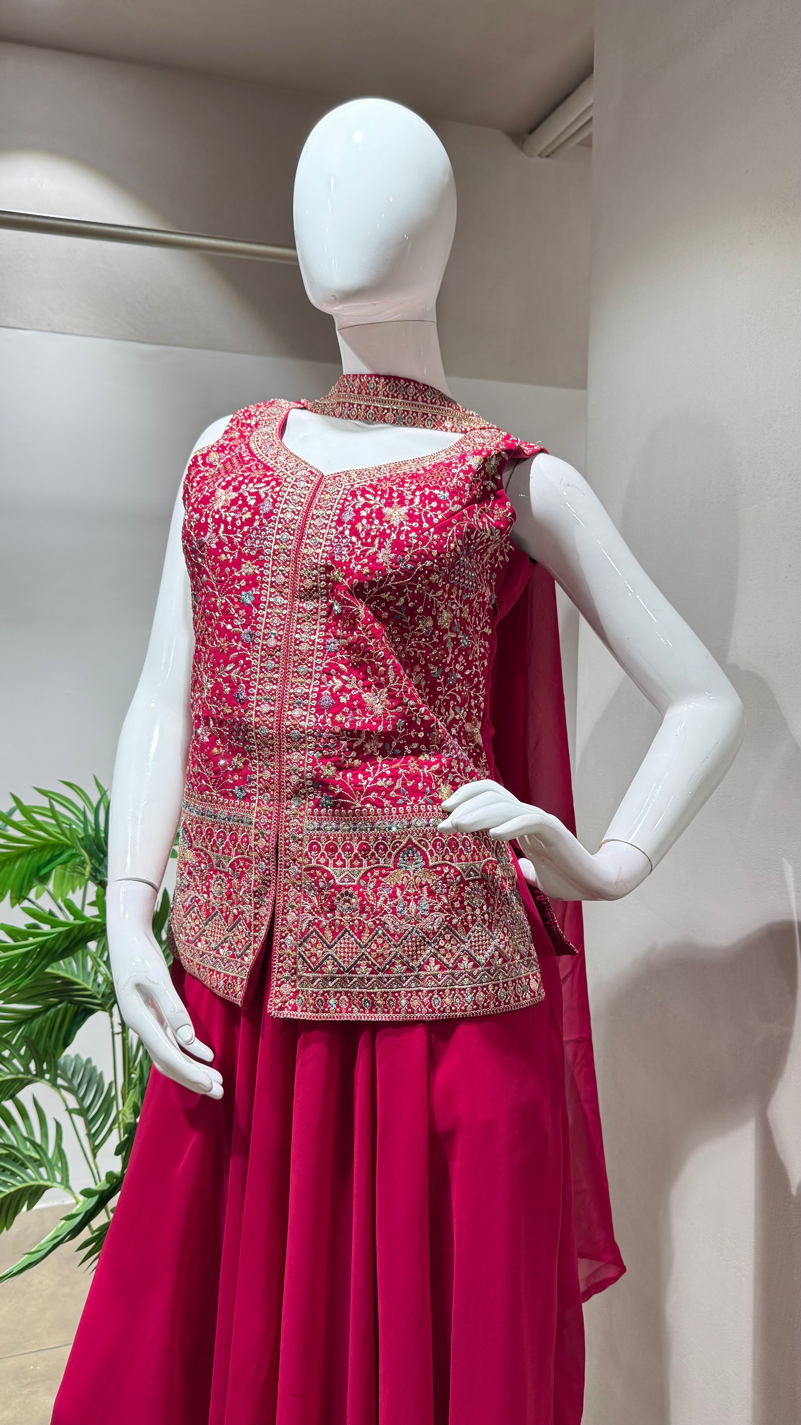 RANI PINK PALAZZO SET