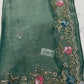 Light green fancy saree 333