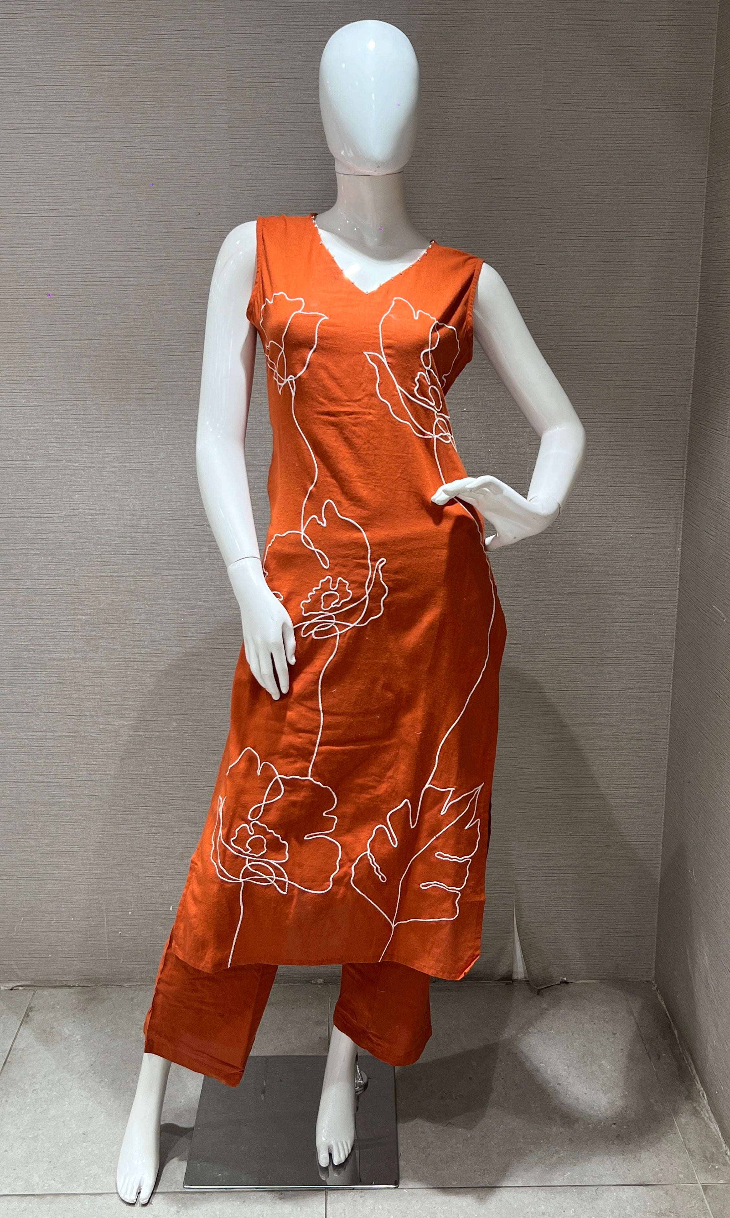 Rust orange palazzo