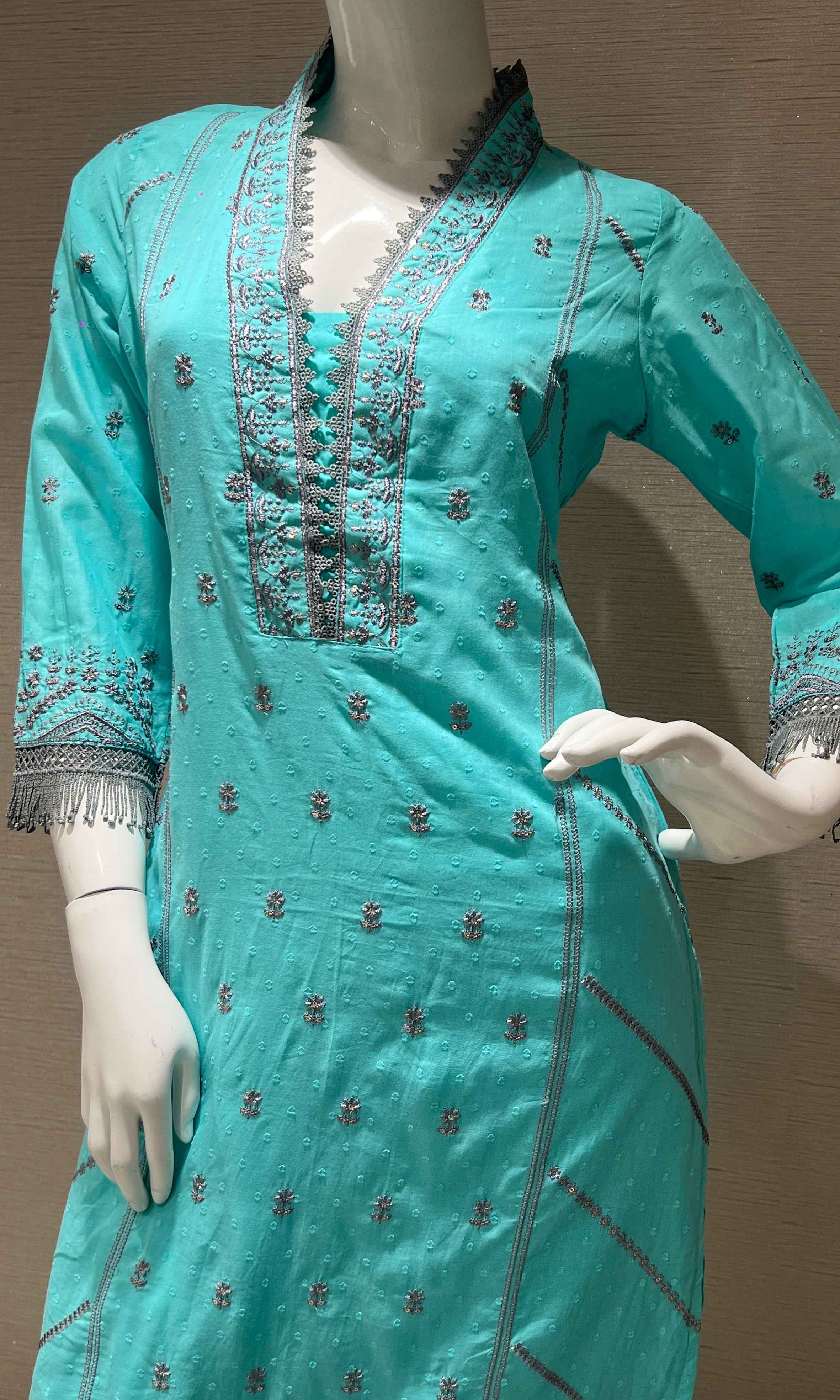 Blue kurta set