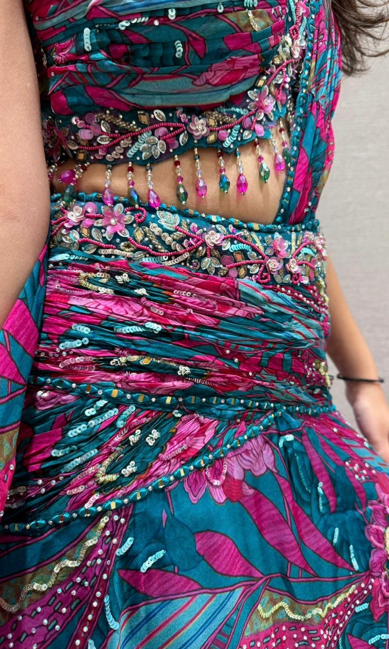 Light blue Lehenga