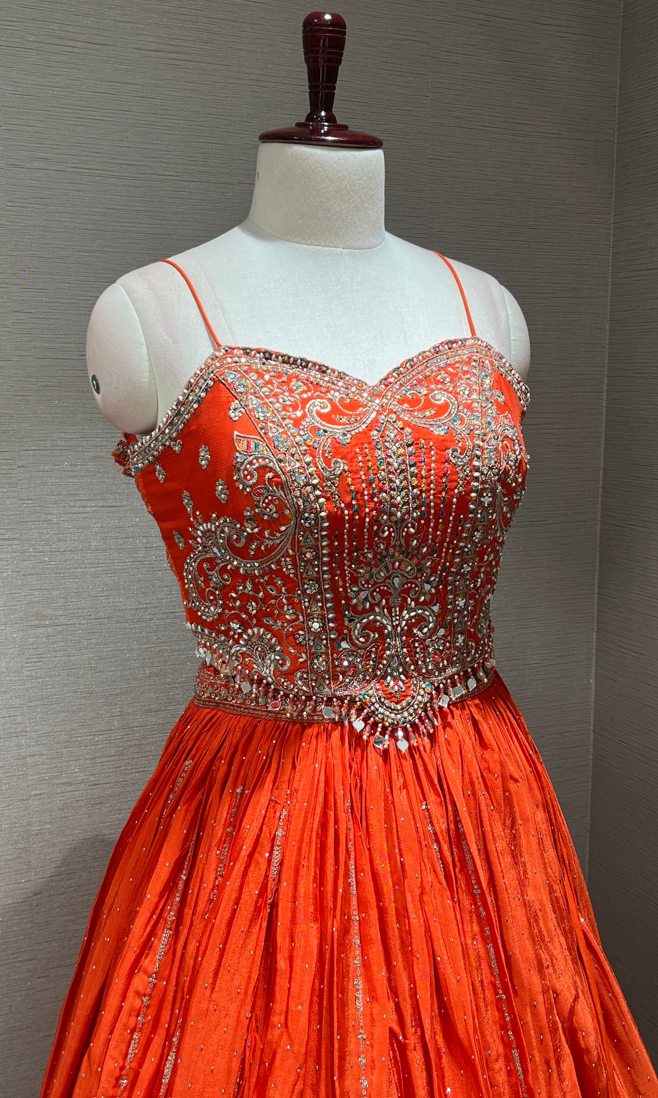 Orange Lehenga