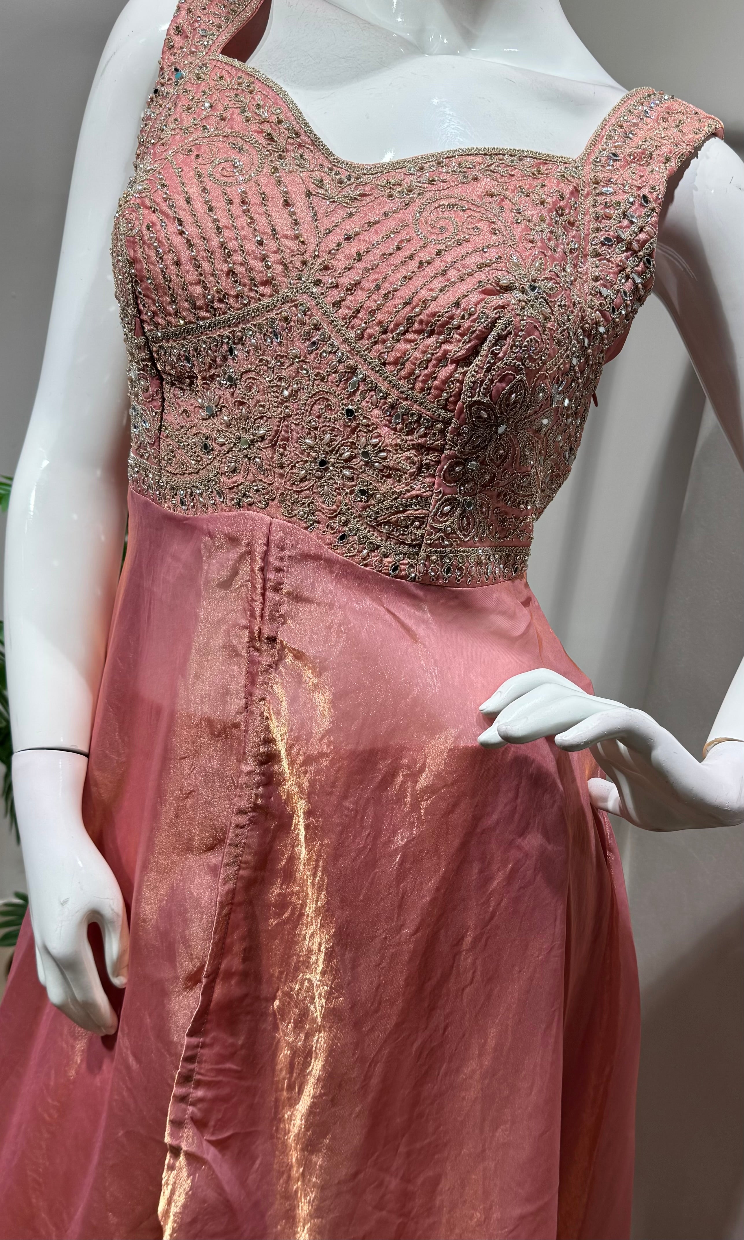 Pink Sequin PALAZZO SET with Dupatta