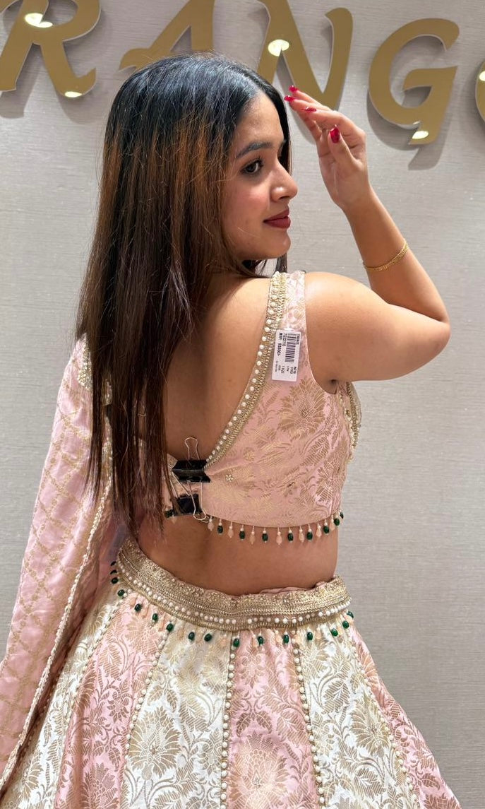 Baby pink Lehenga