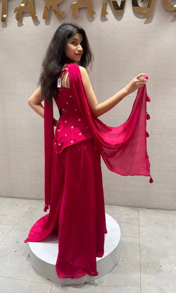 Fuschia Fiesta Palazzo Set