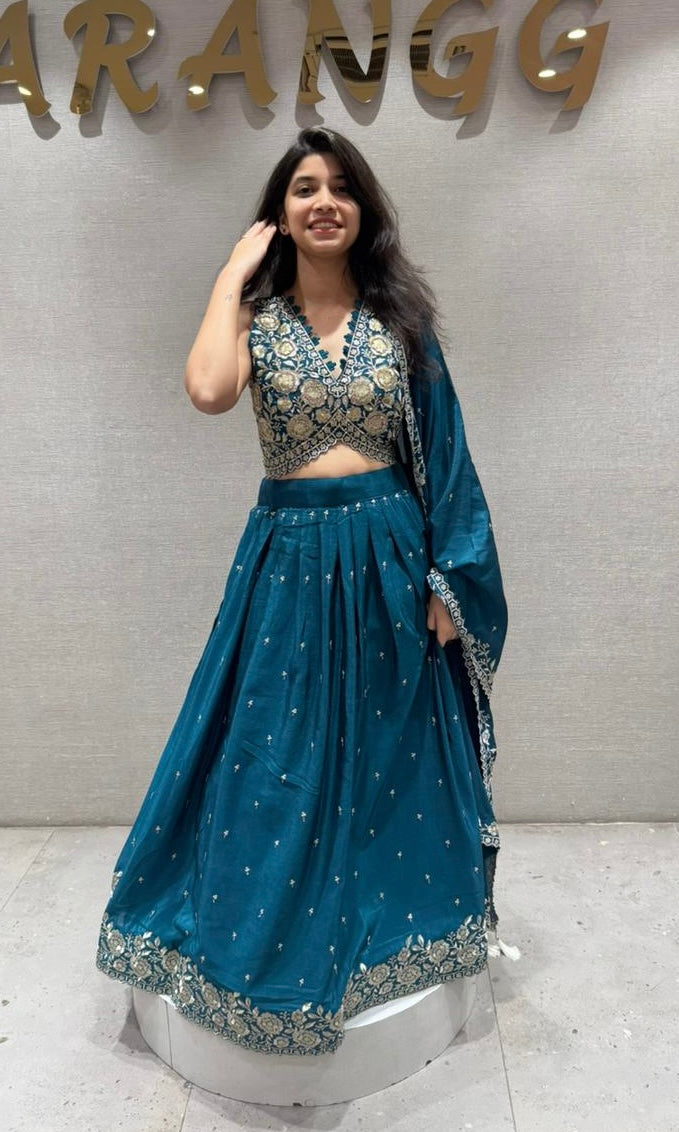Blue Lehenga