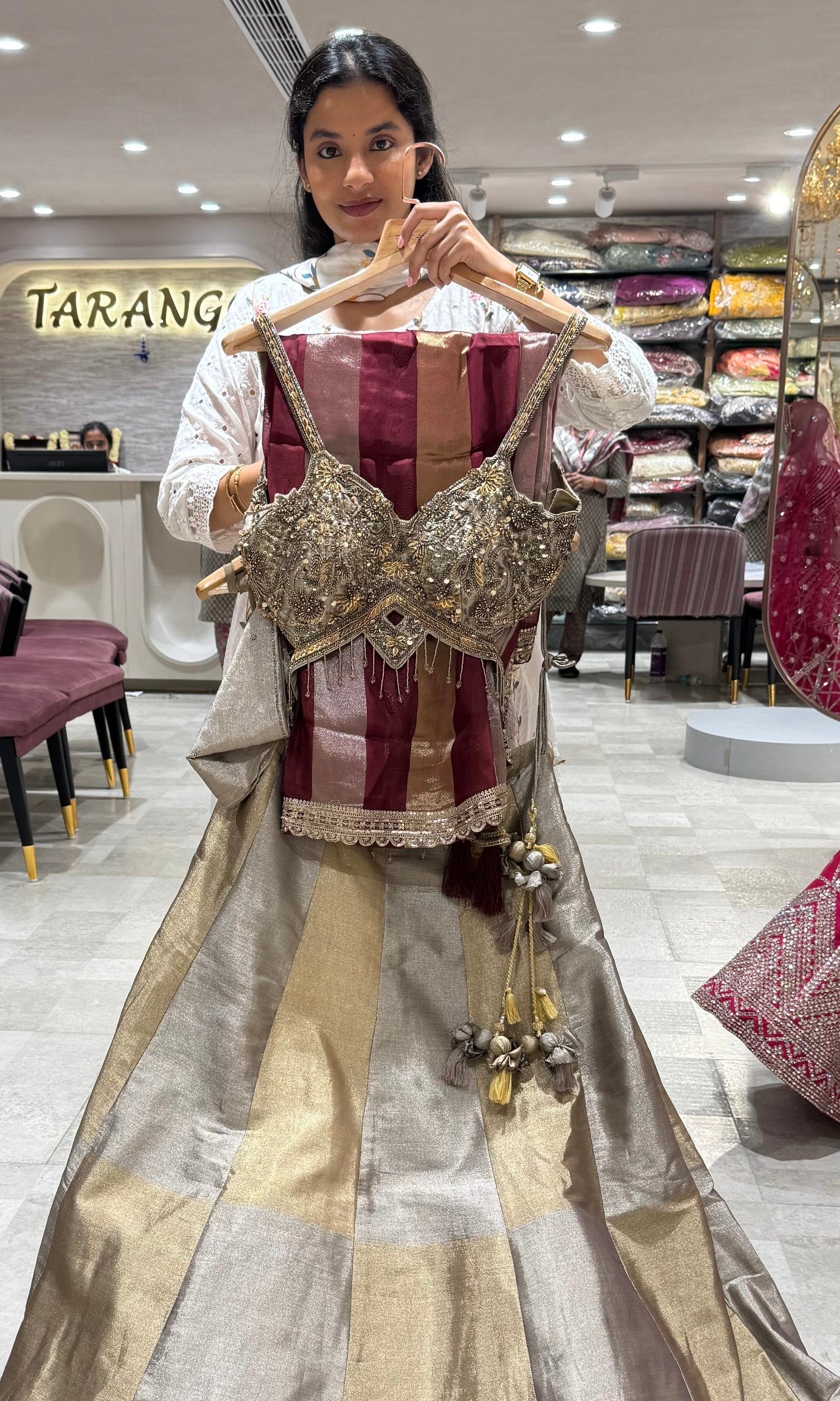 Copper Lehenga