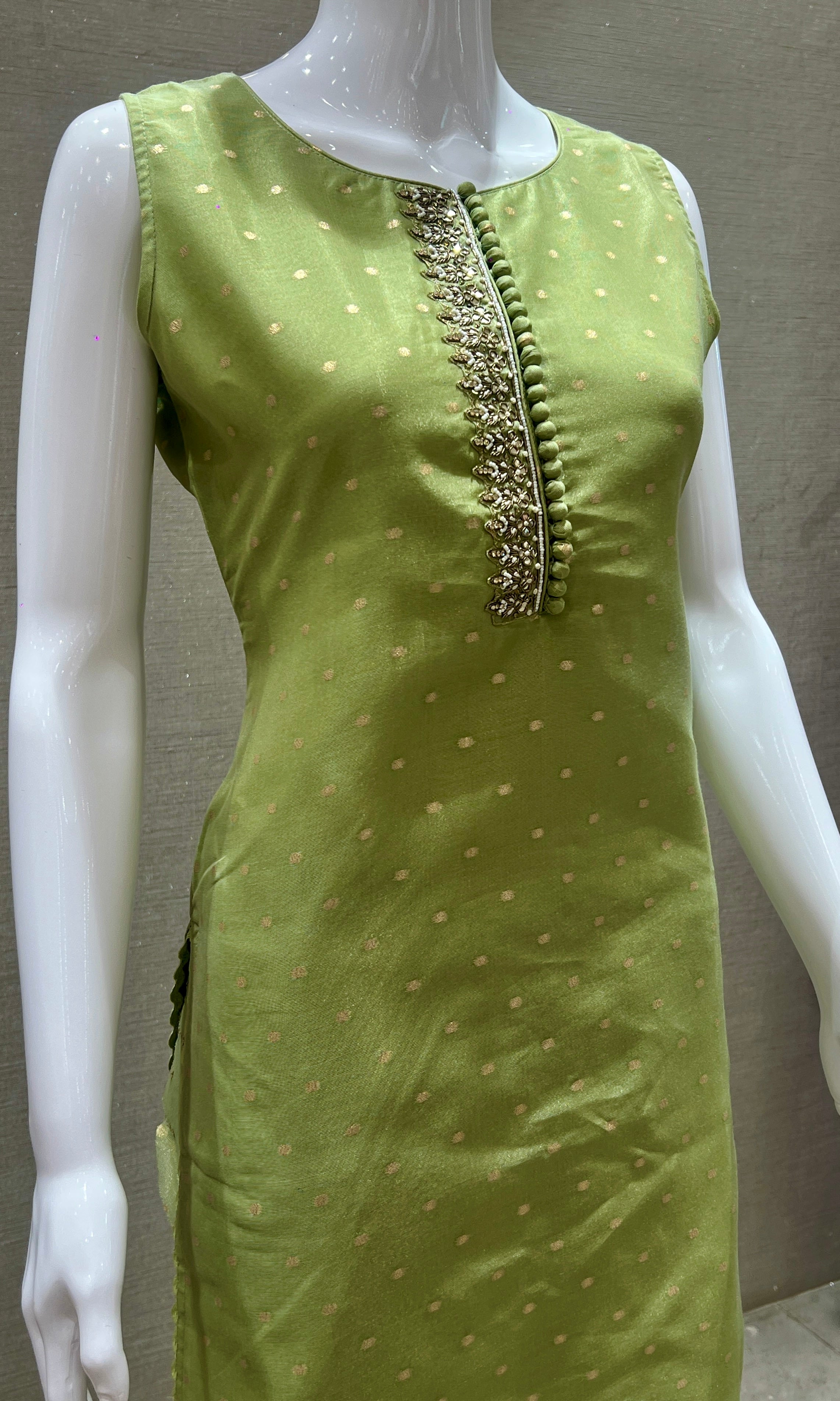 Pistachio Pearl Kurta Set
