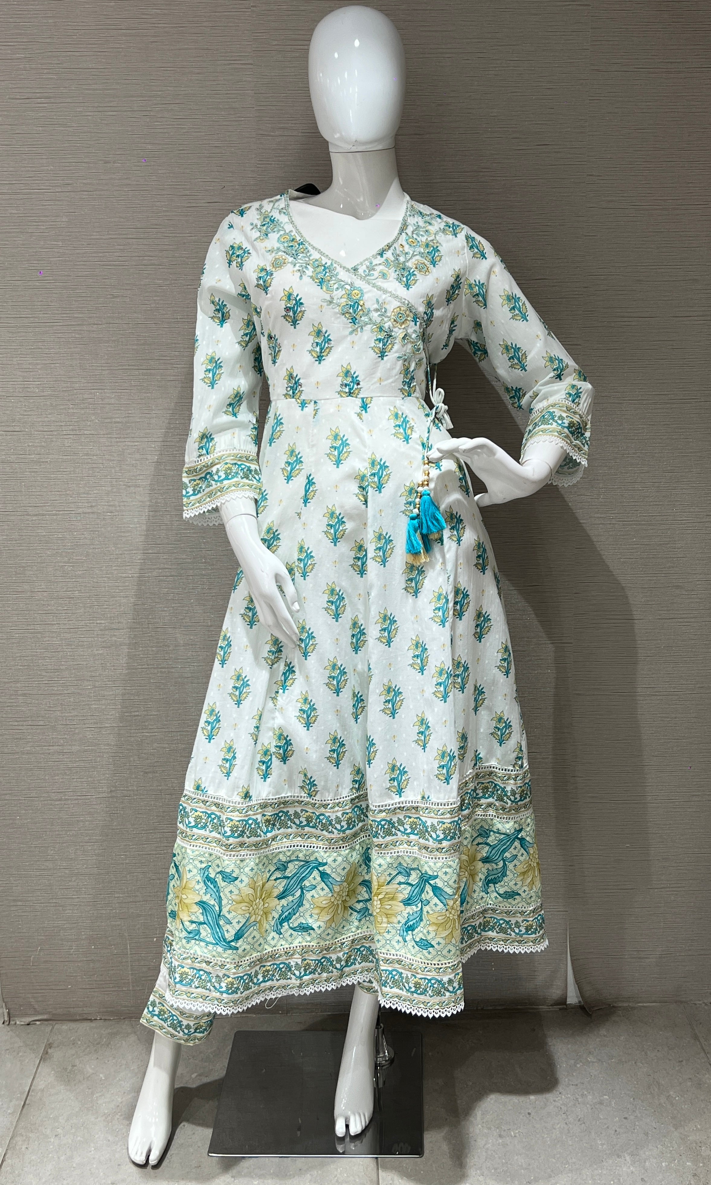 Blue Anarkali