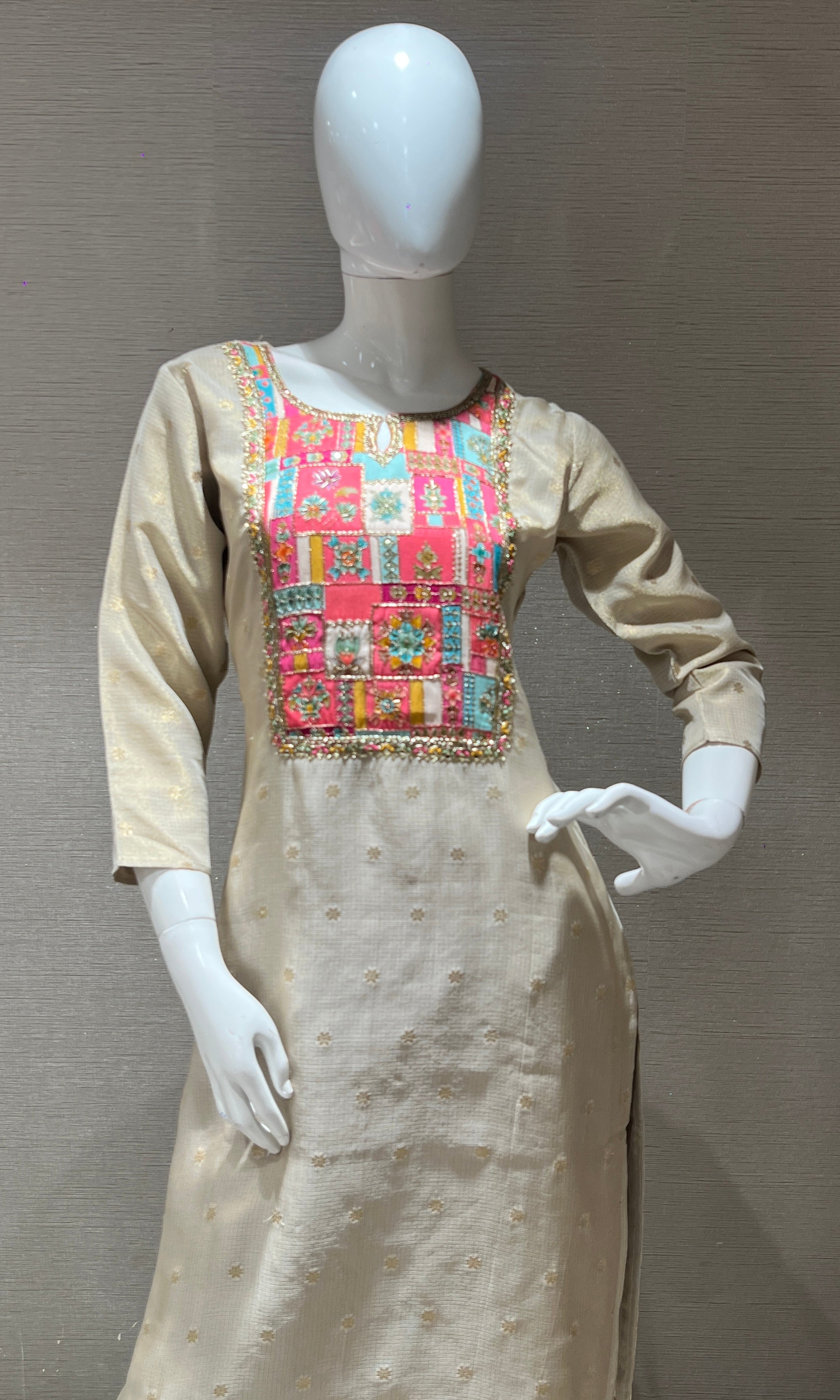 Grey kurta set