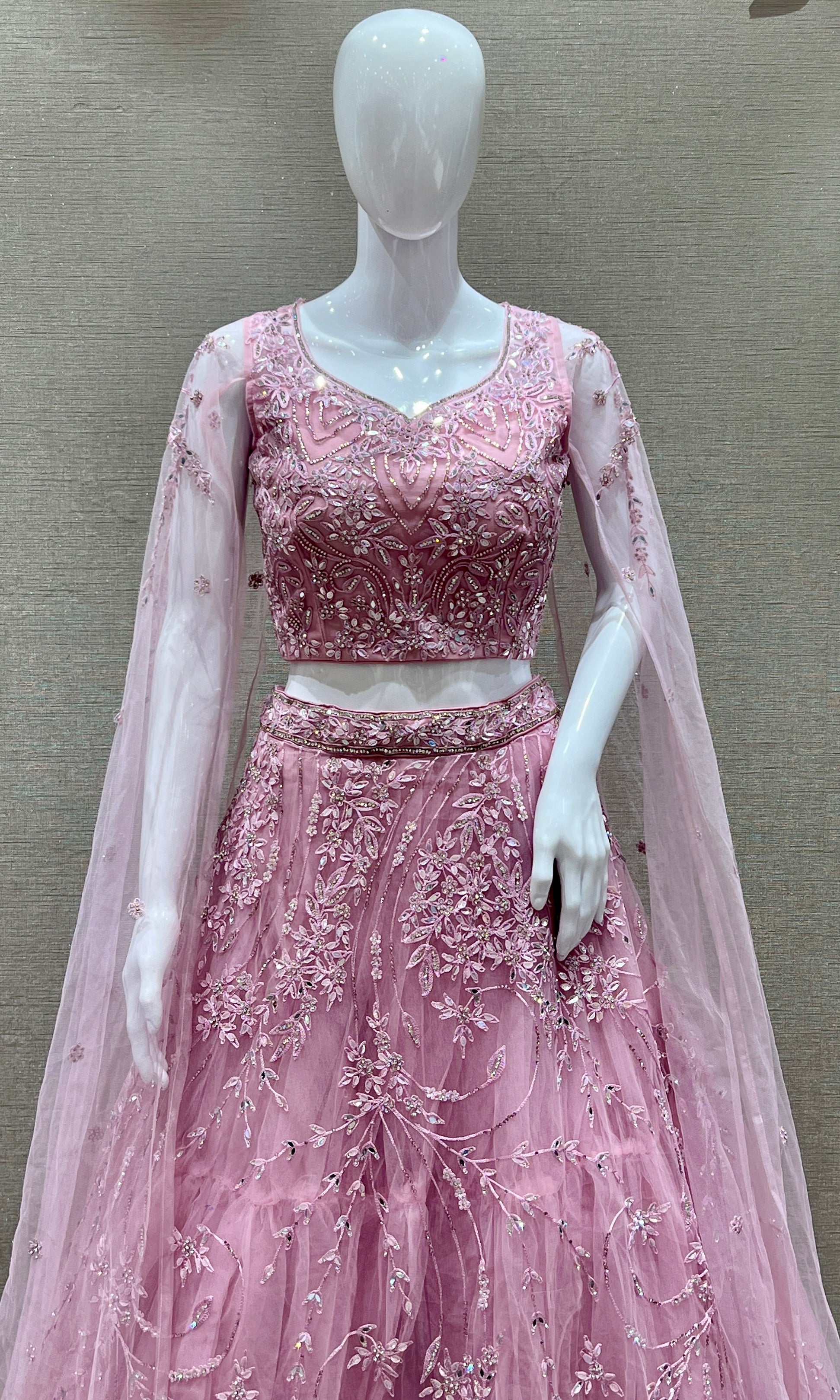 Baby pink Lehenga