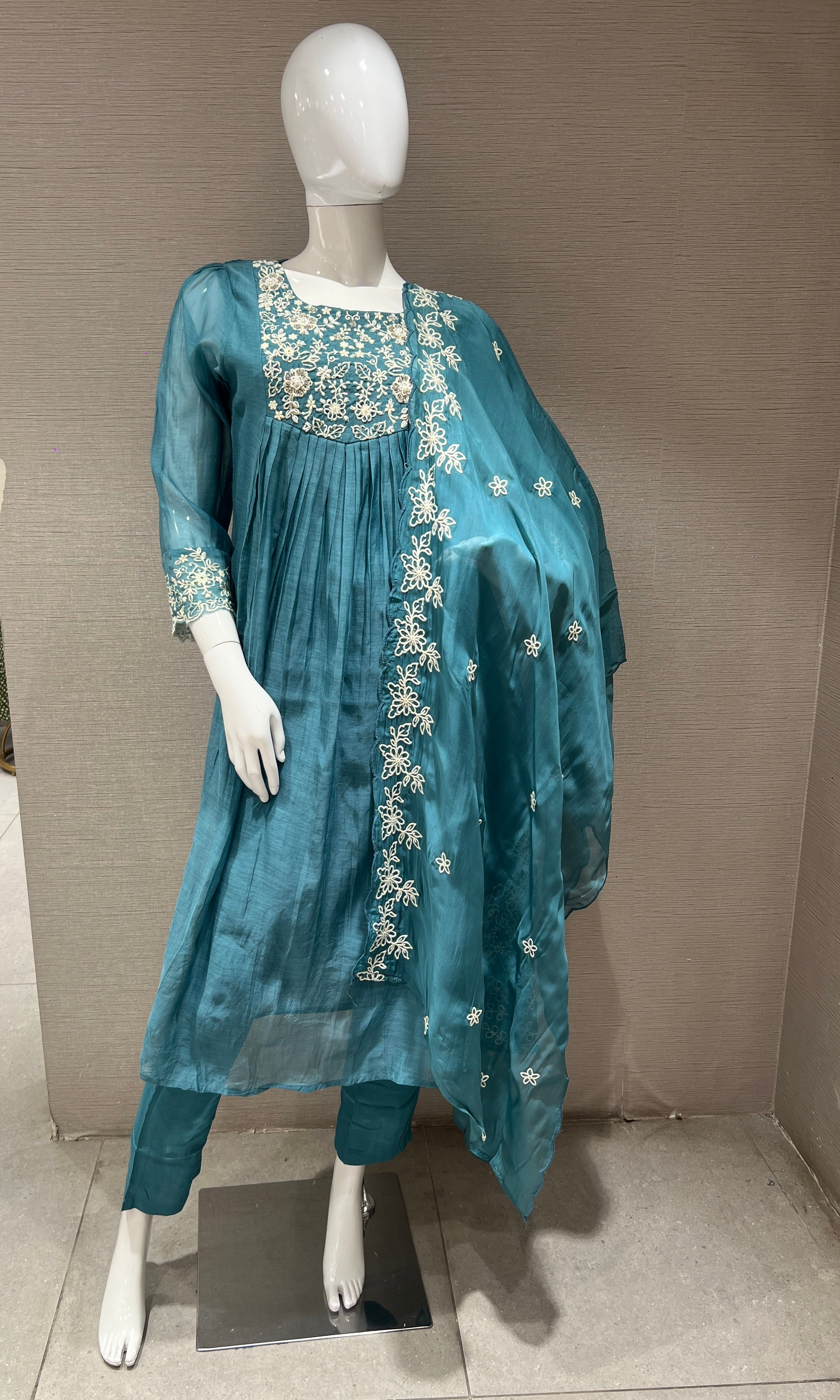 Blue Anarkali