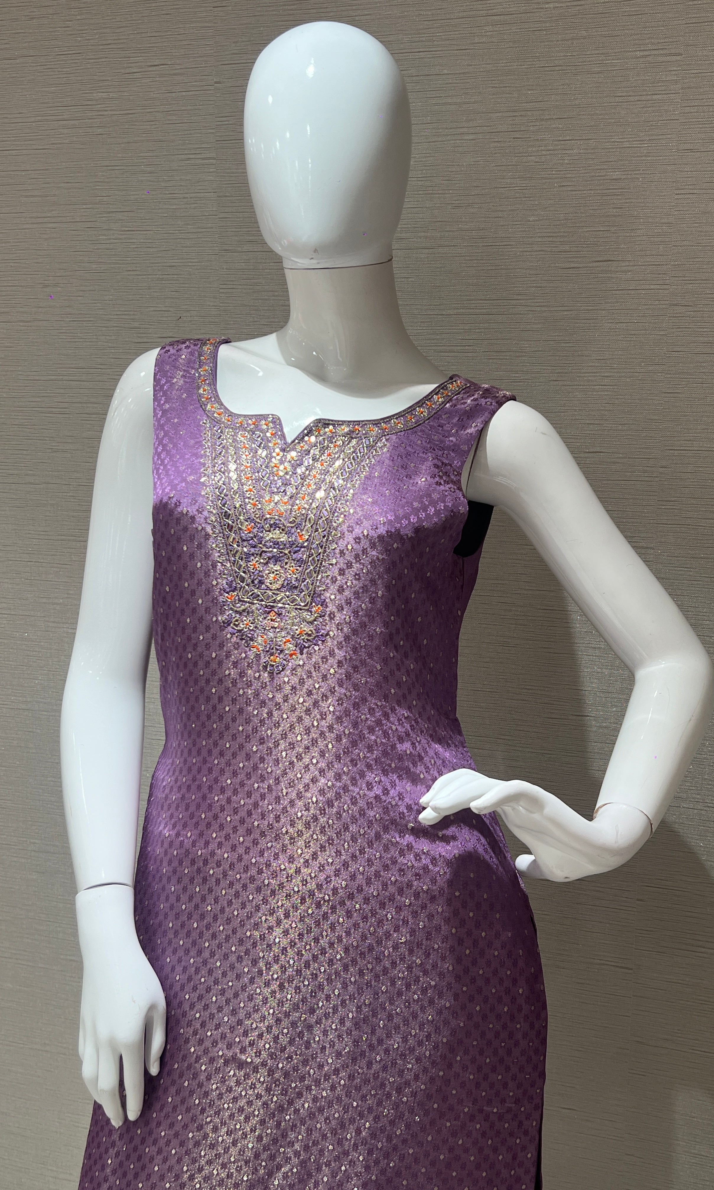 Light purple kurta set