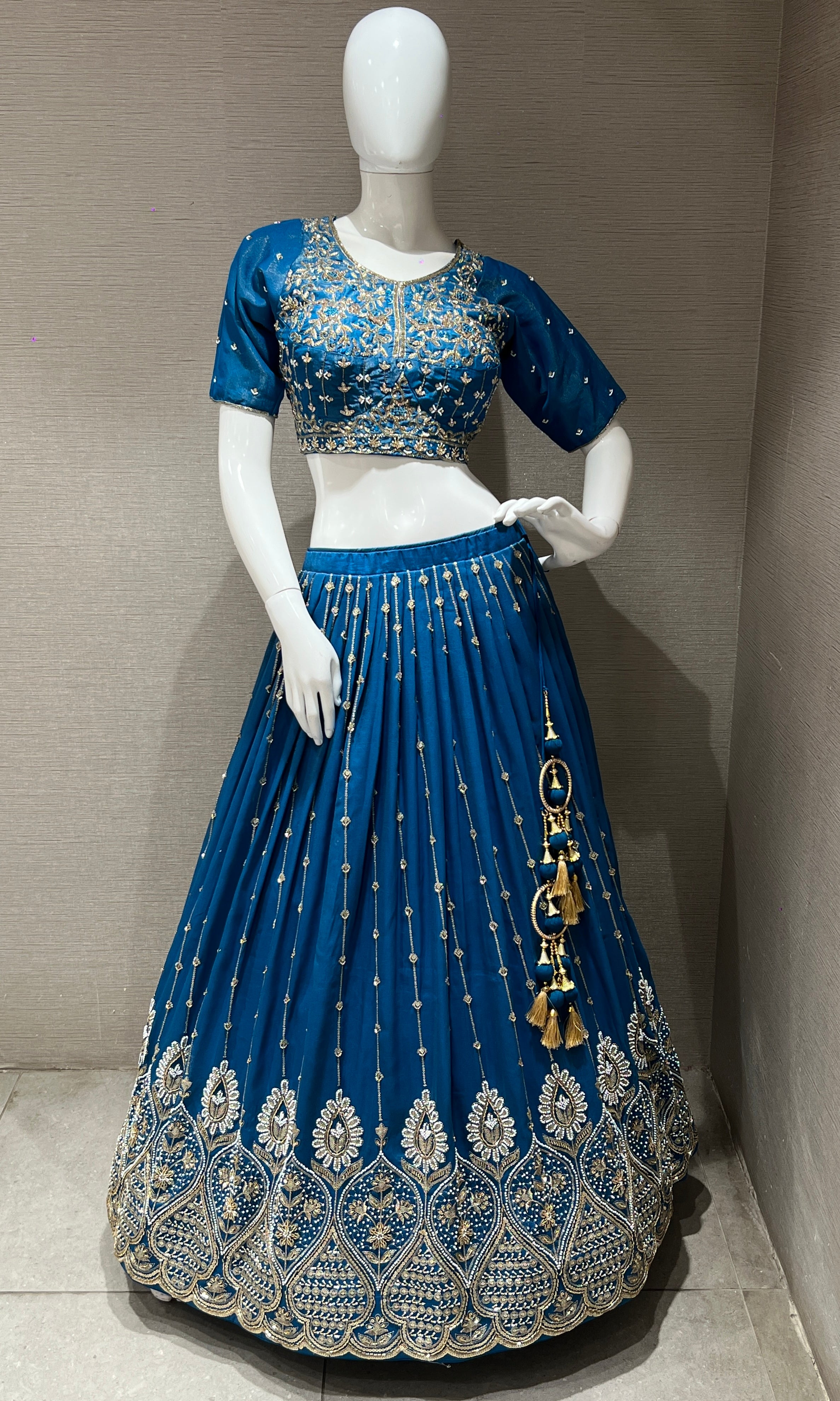 Blue Lehenga