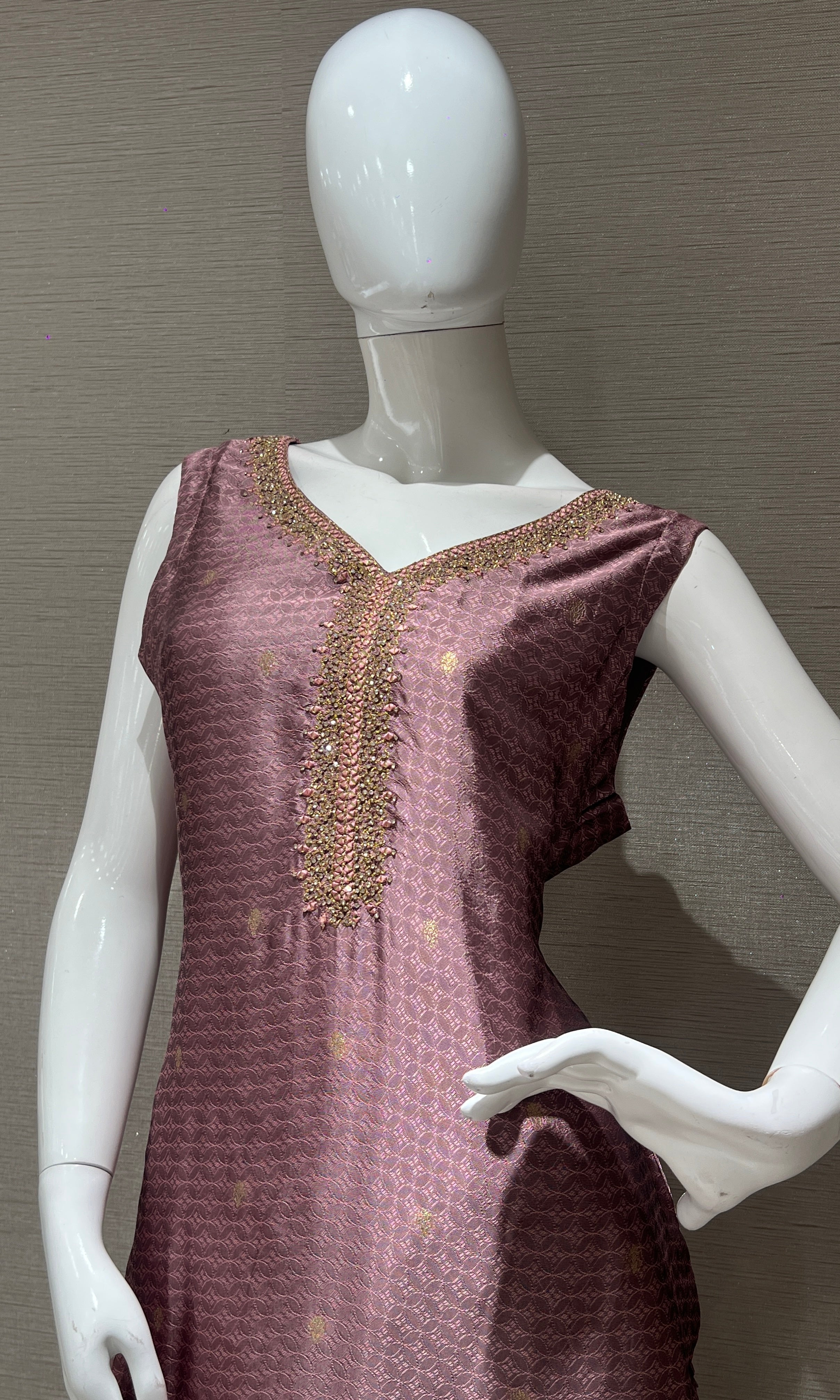 Purple kurta set