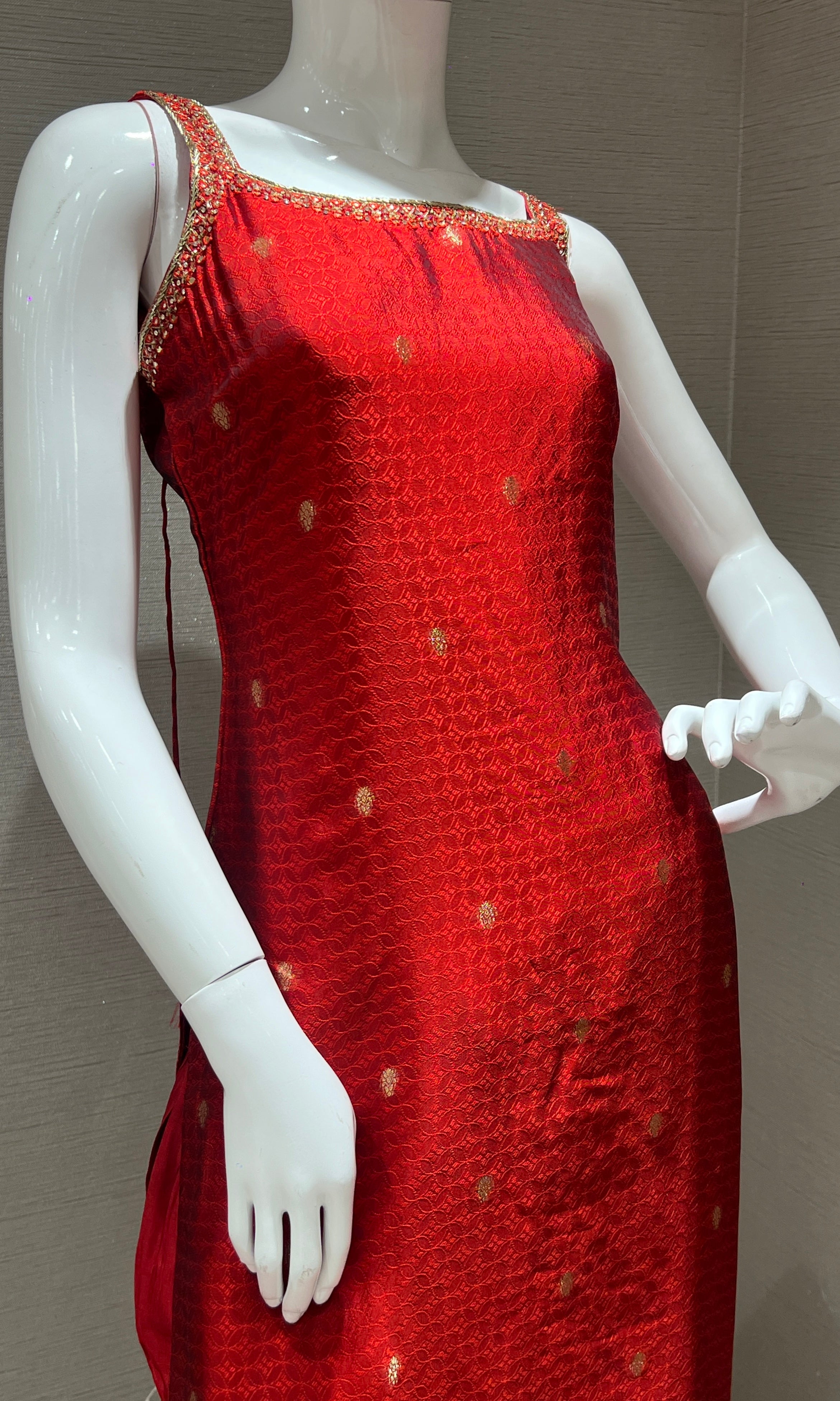Maroon kurta set