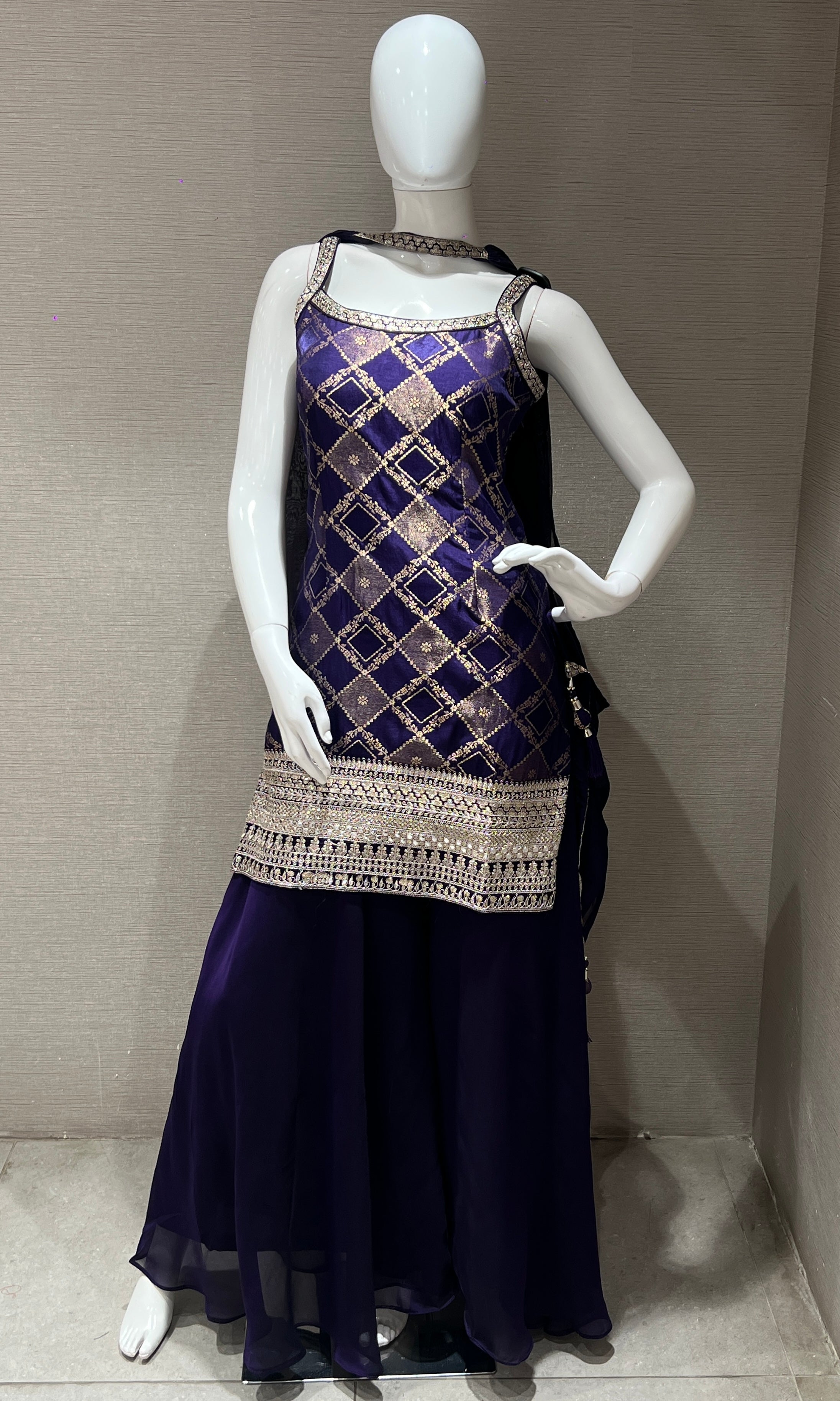 Purple palazzo