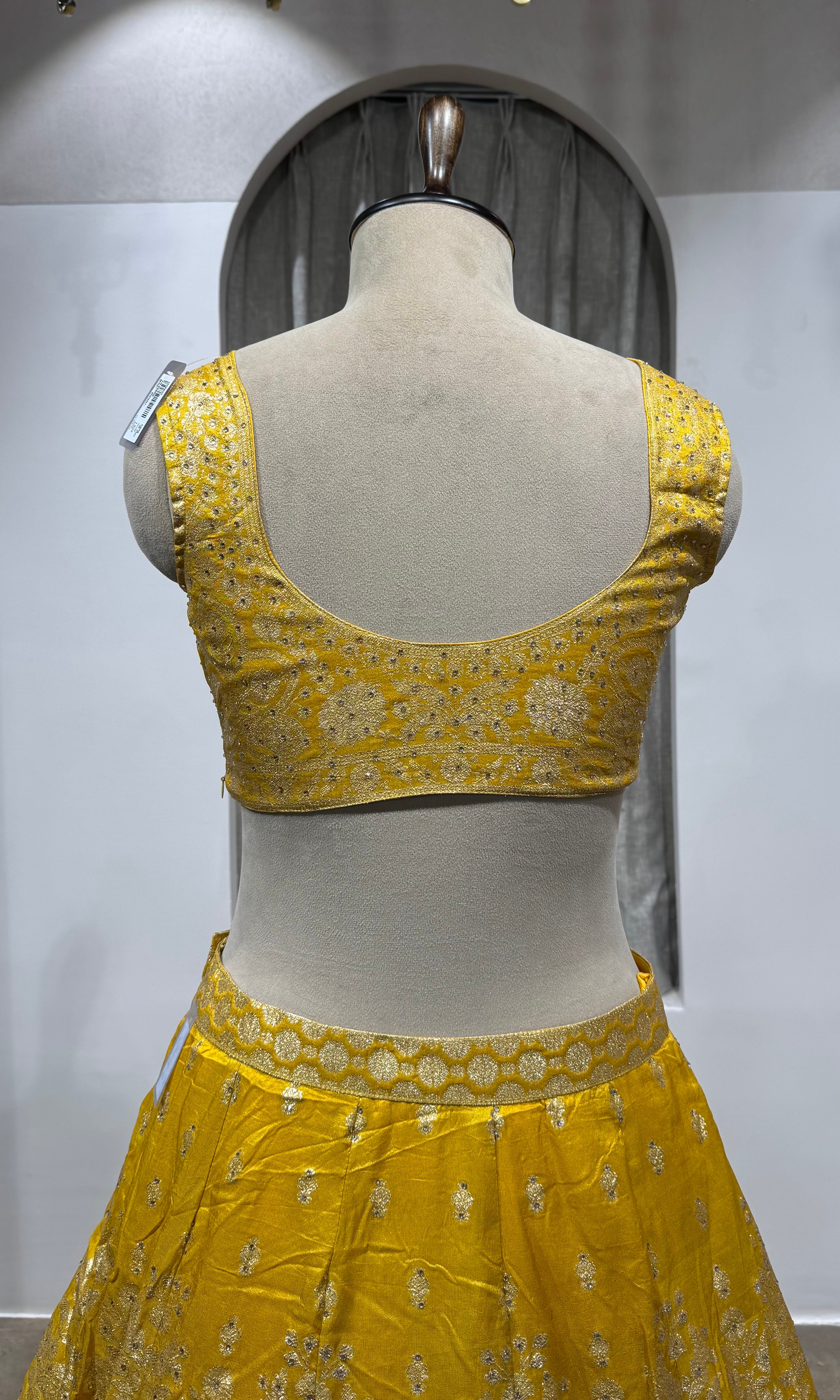 Yellow Party Wear Lehenga with Dupatta