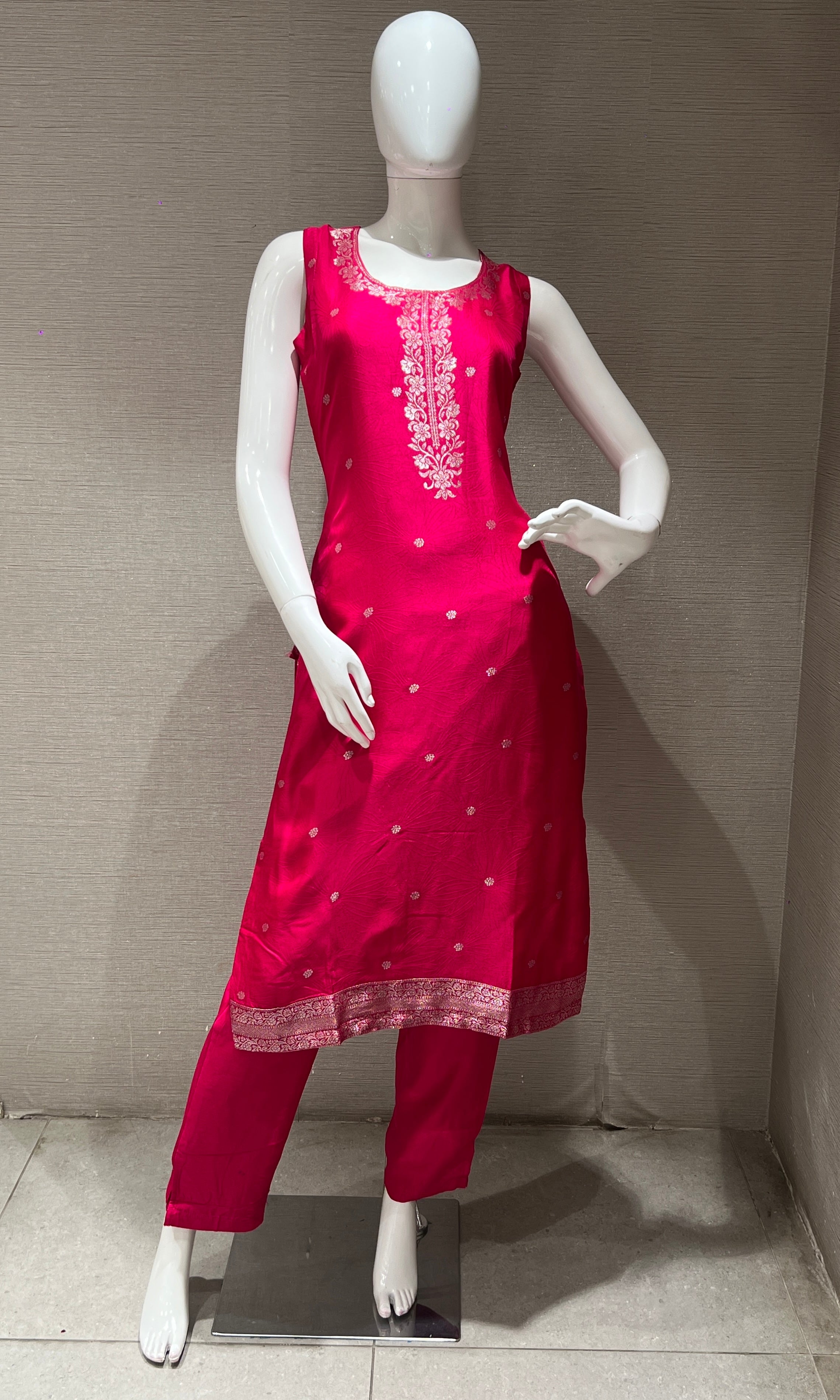 Pink kurta set