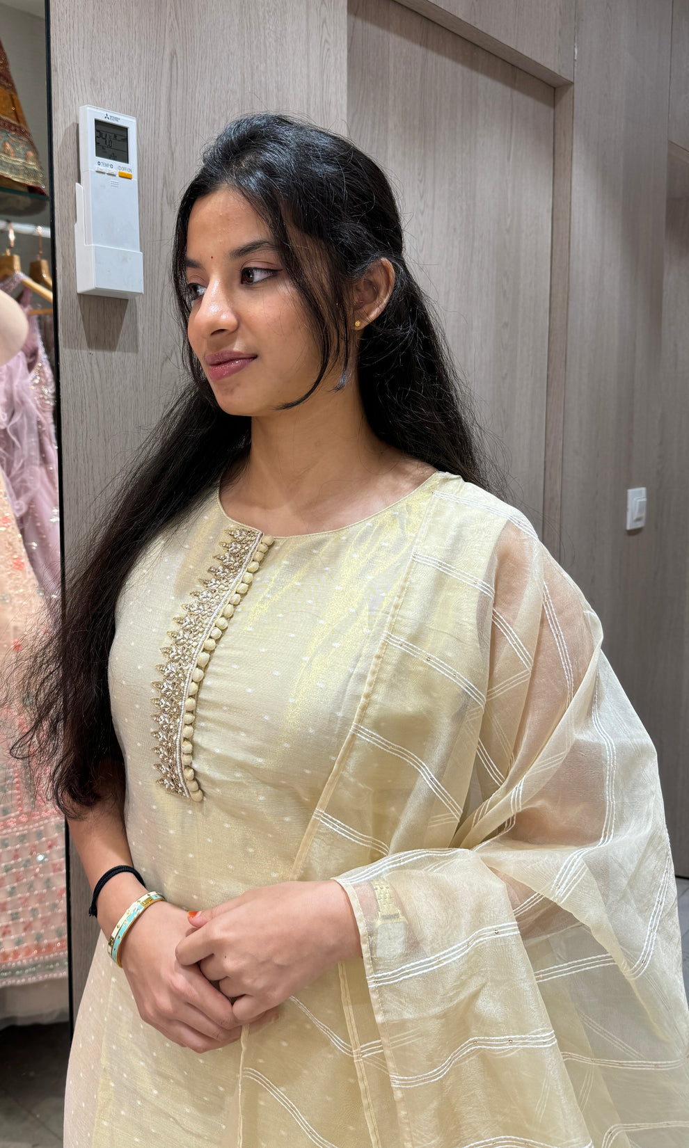 Ivory Glow Chikankari Suit Set